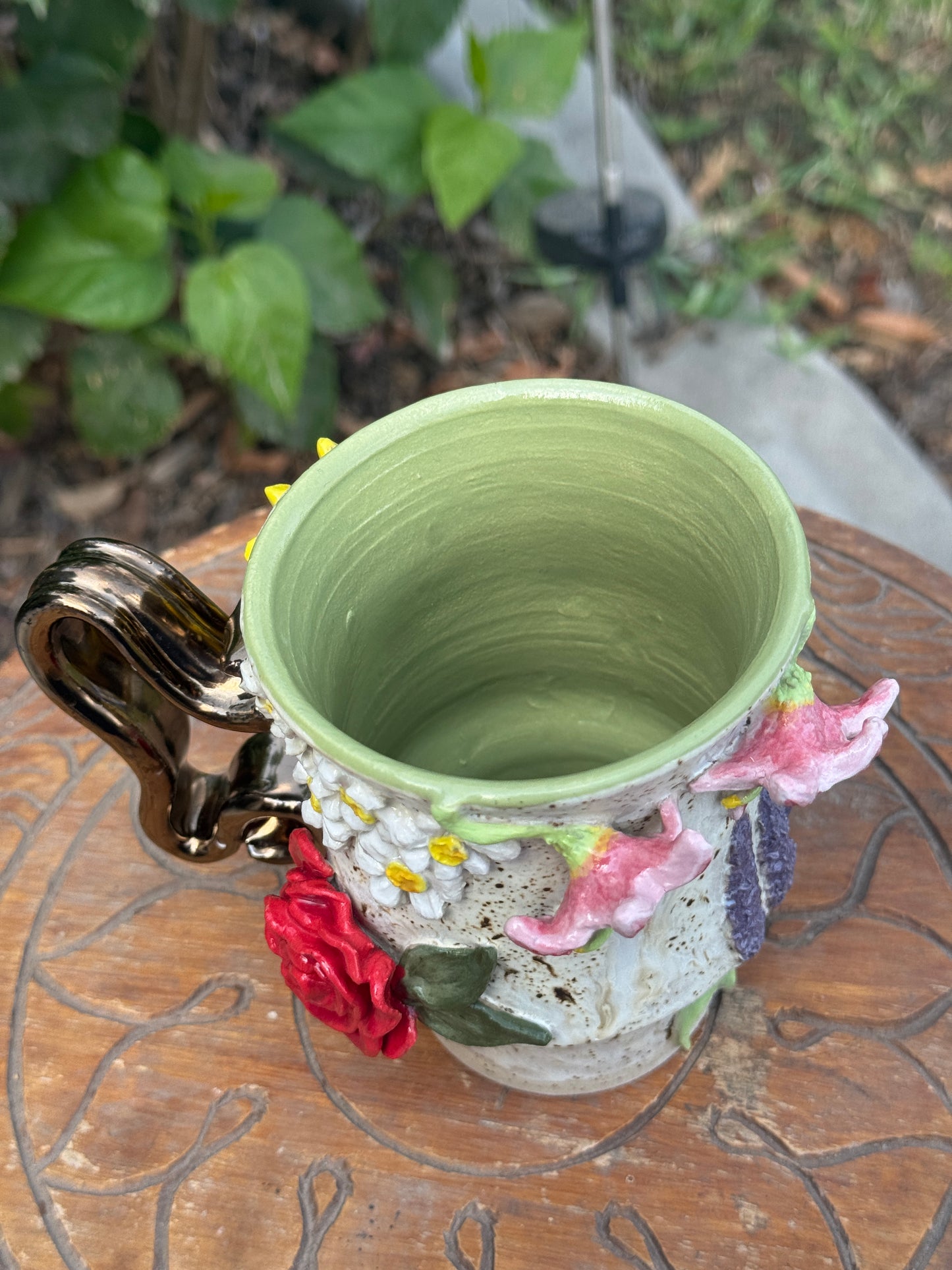 Flower bouquet mug