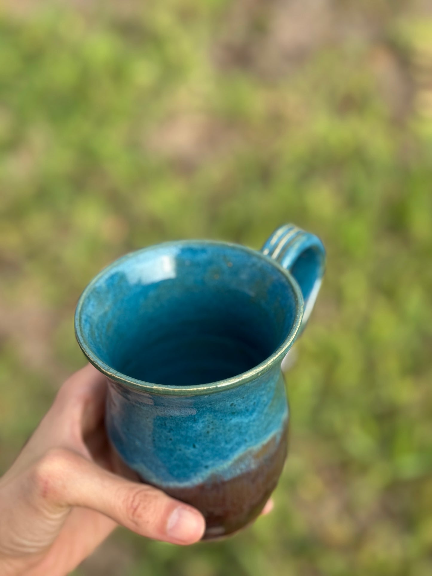 Turquoise Copper Mug