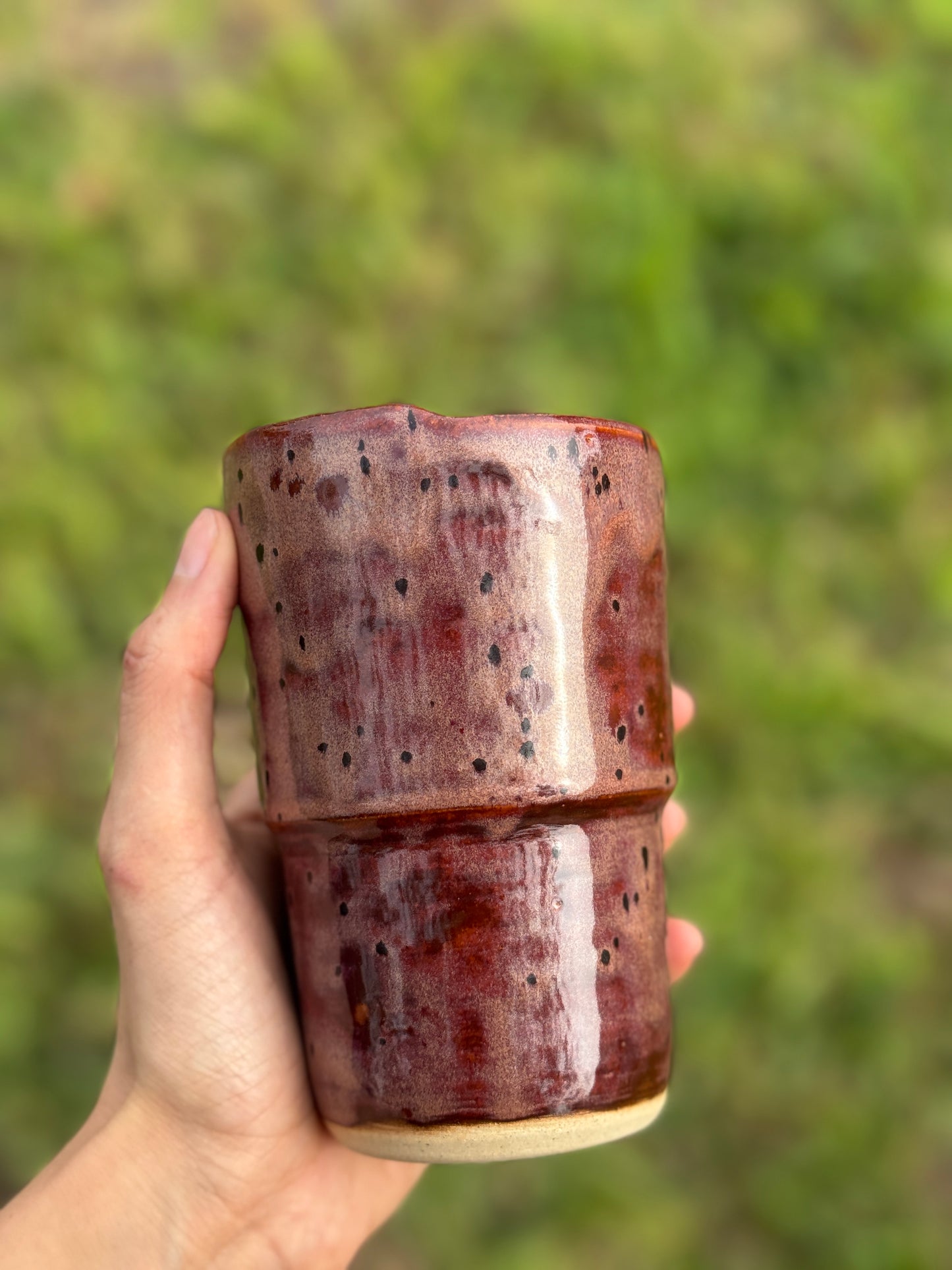 Peppered to go mug
