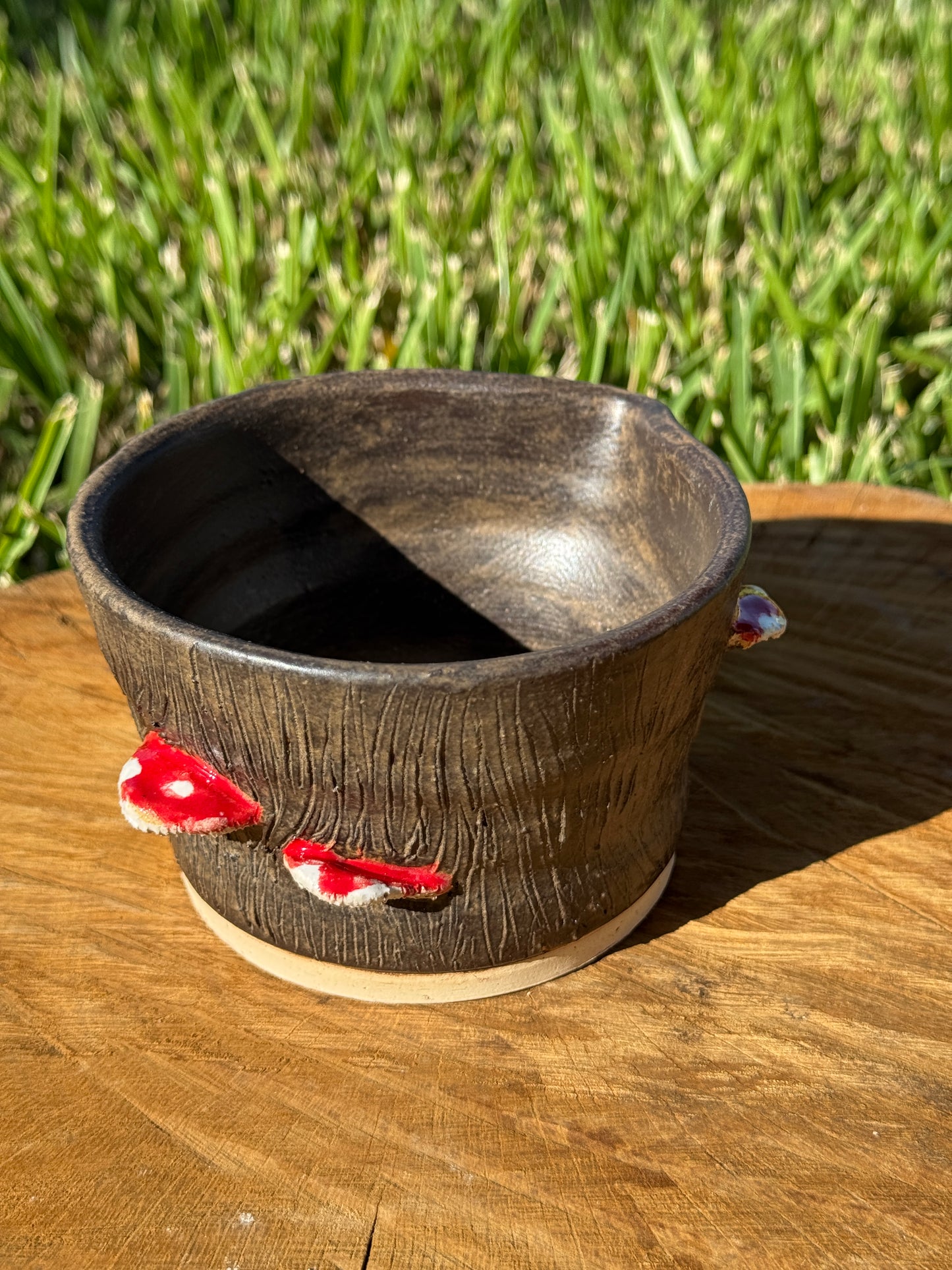 Mushroom themed Matcha Bowl