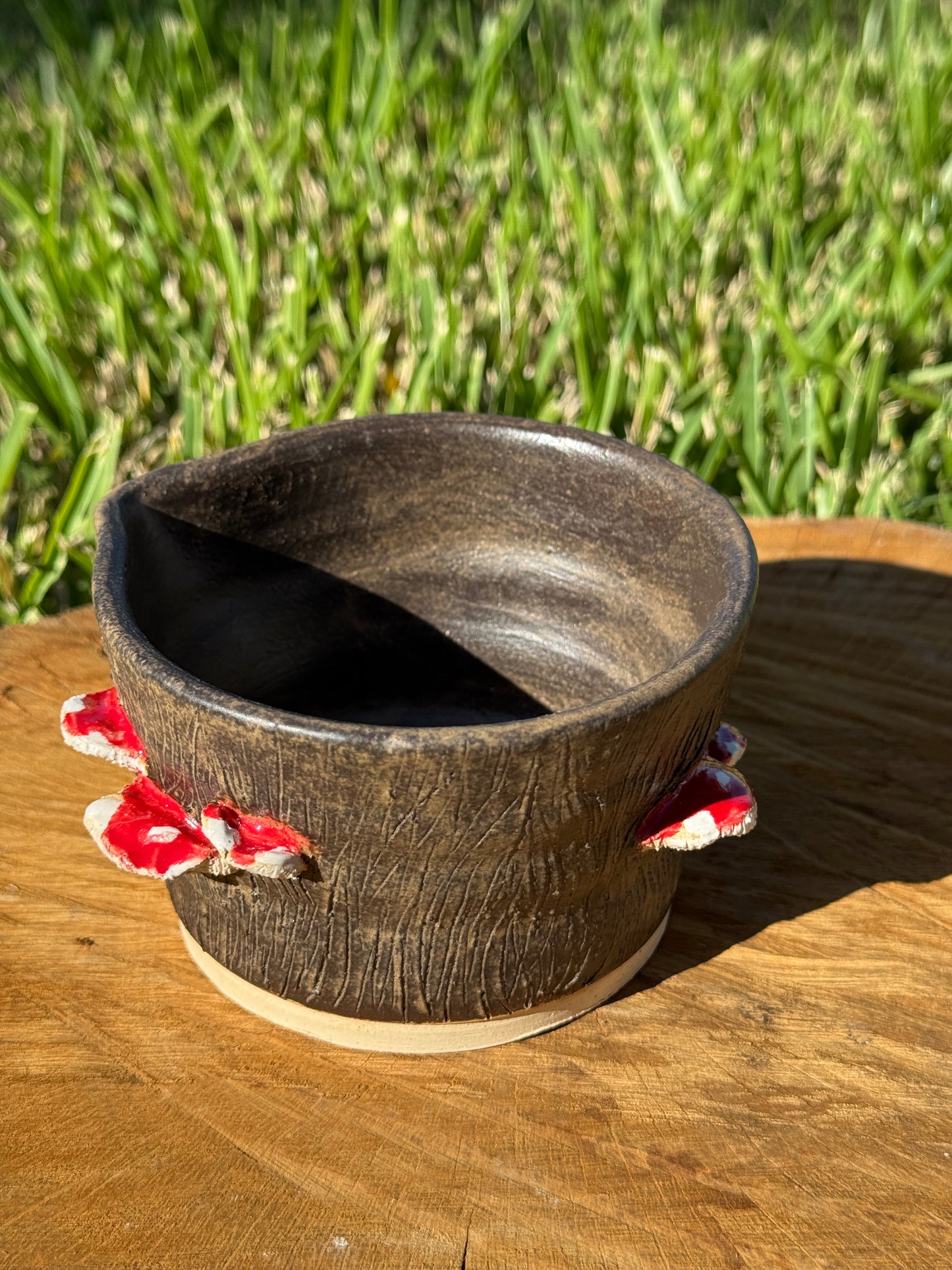 Mushroom themed Matcha Bowl