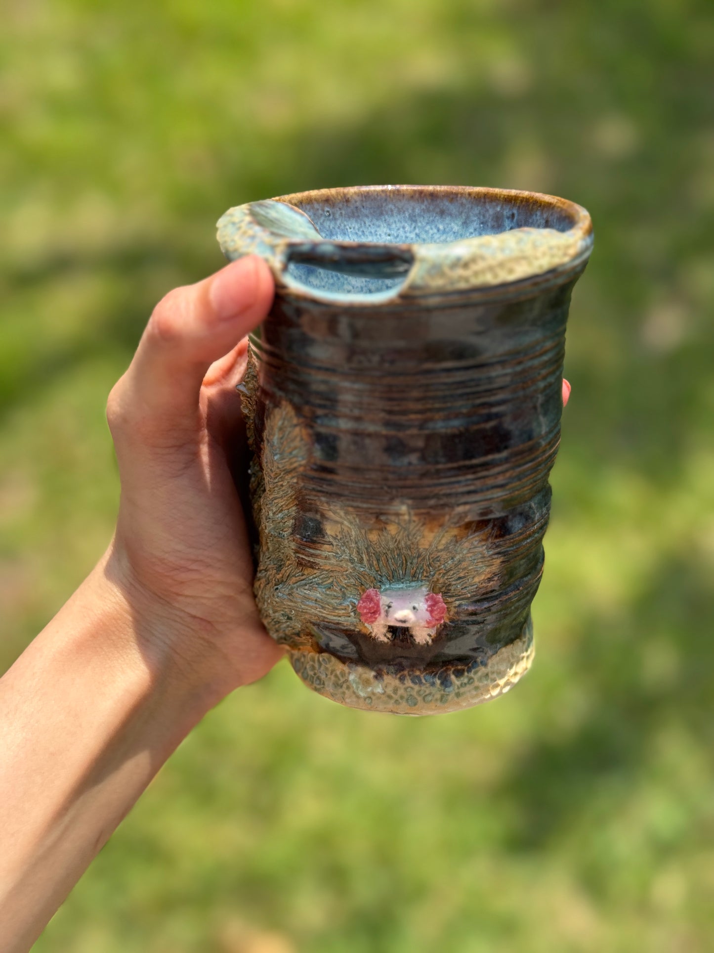 Animal Theme Travel Mug- Axolotl