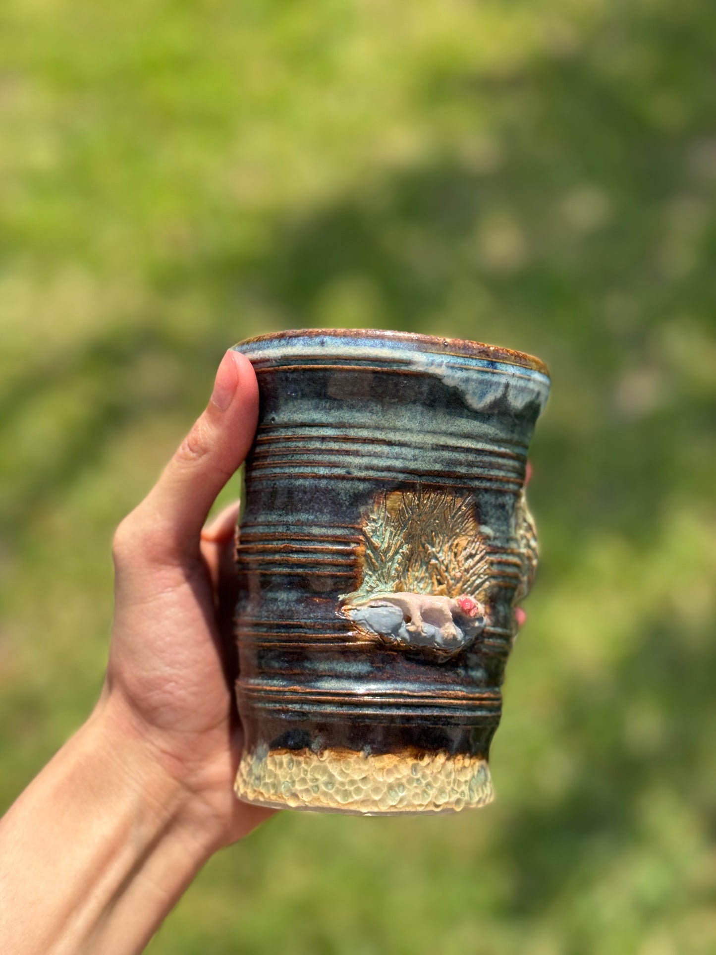 Animal Theme Travel Mug- Axolotl