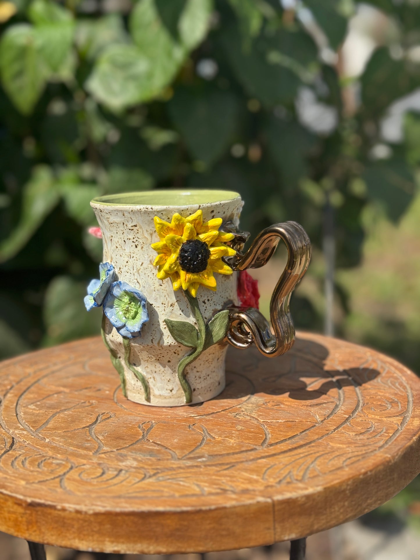 Flower bouquet mug