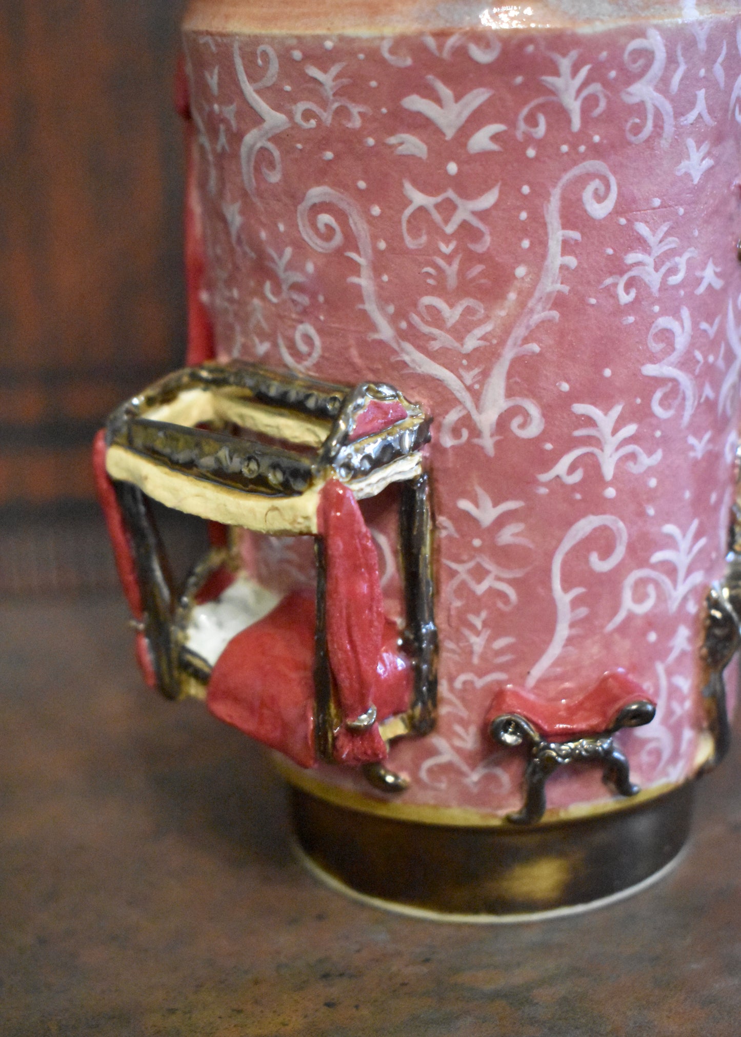 Vintage Bedroom cup/small vase