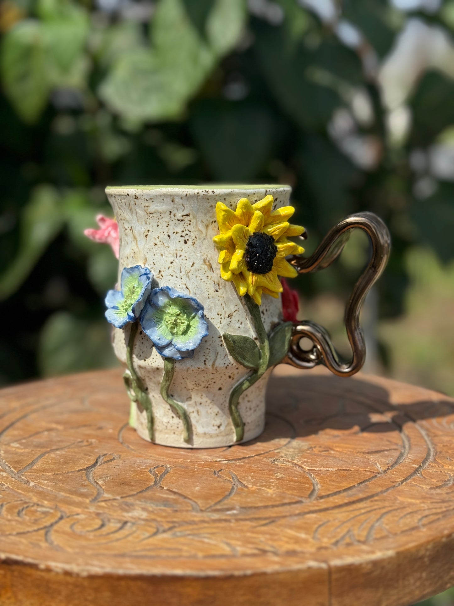 Flower bouquet mug
