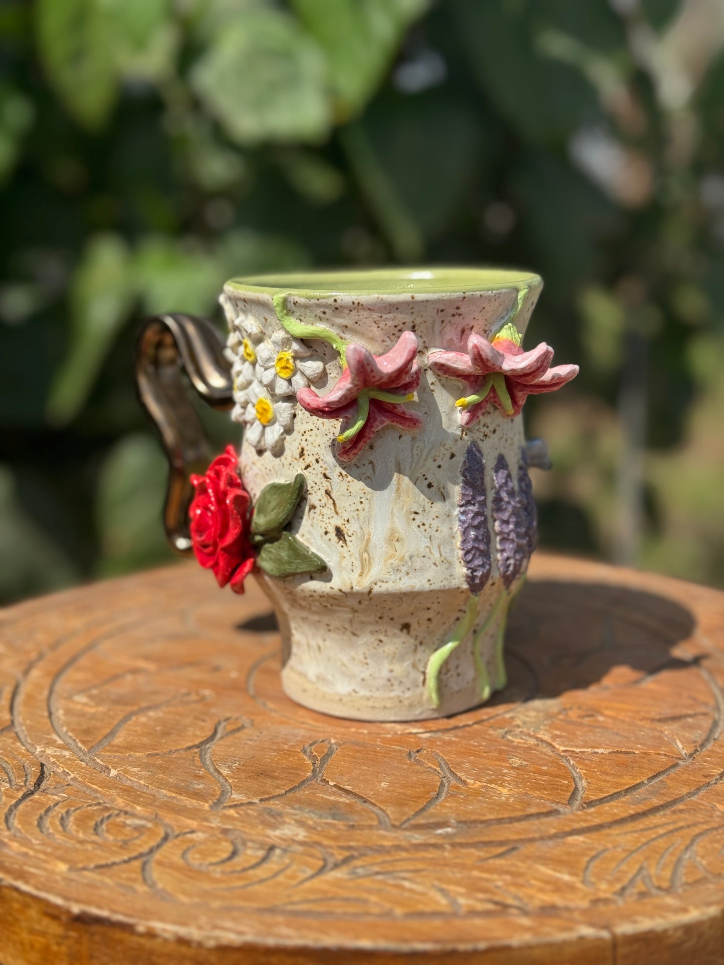 Flower bouquet mug