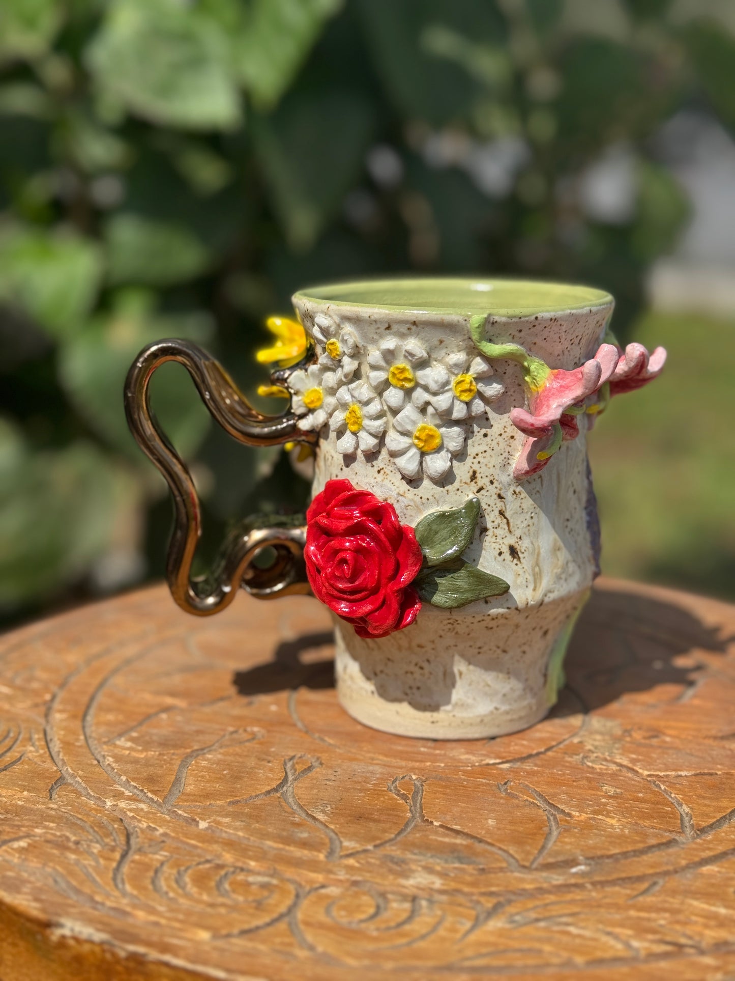 Flower bouquet mug