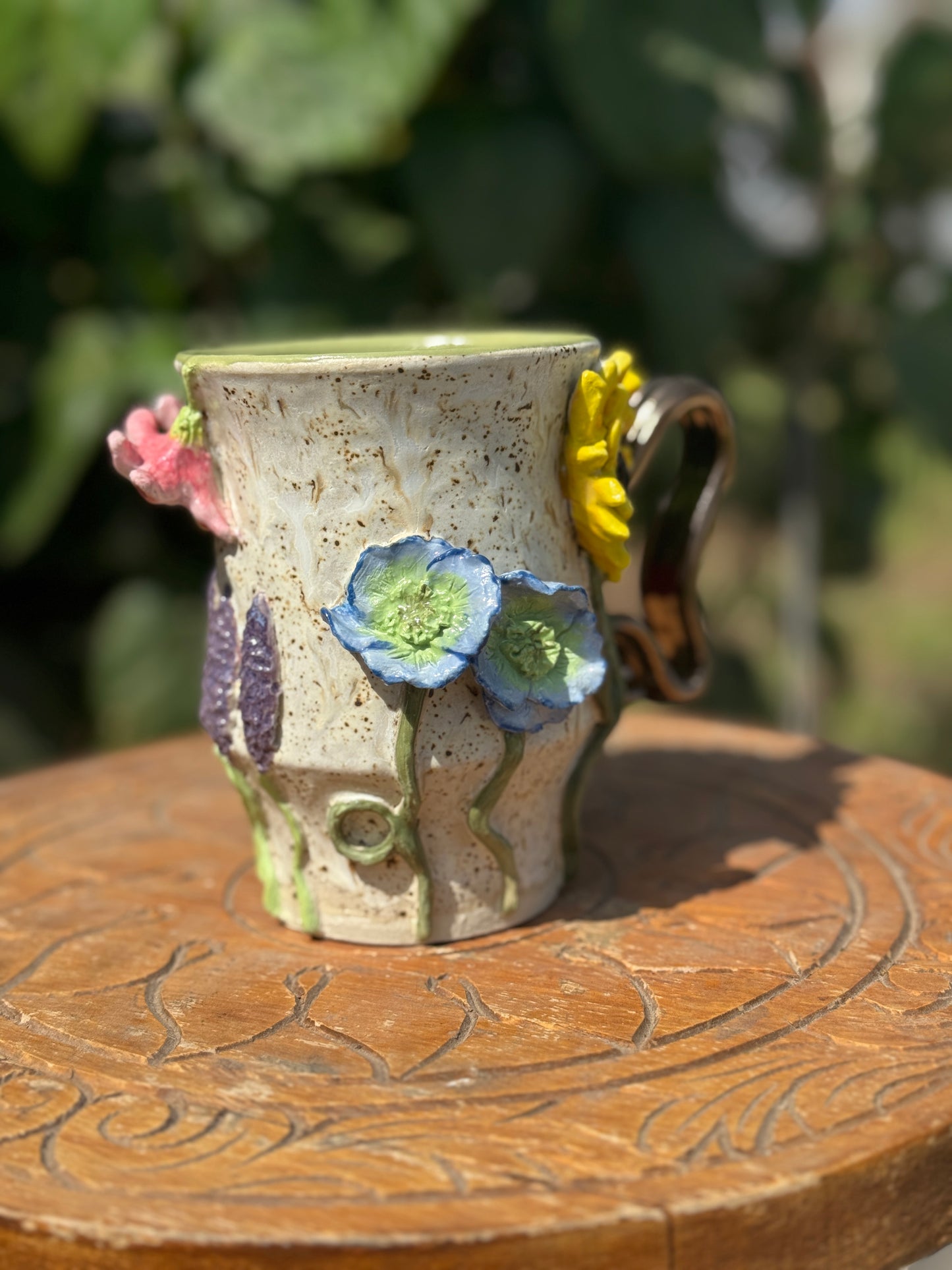 Flower bouquet mug