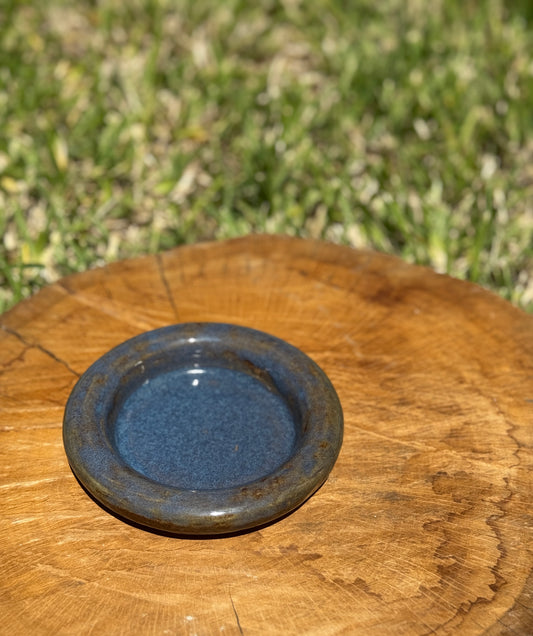Blue Bubble Plate