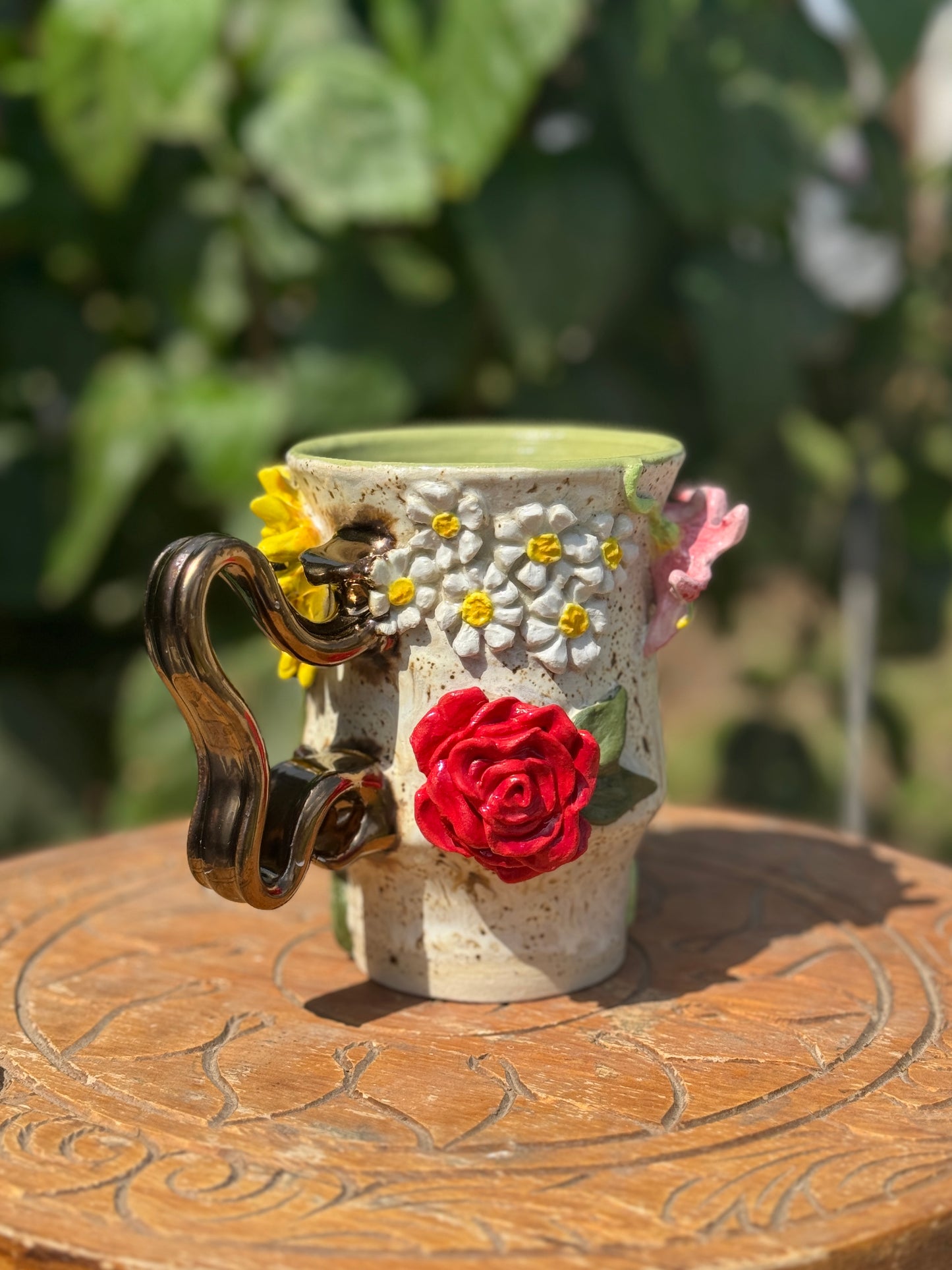 Flower bouquet mug