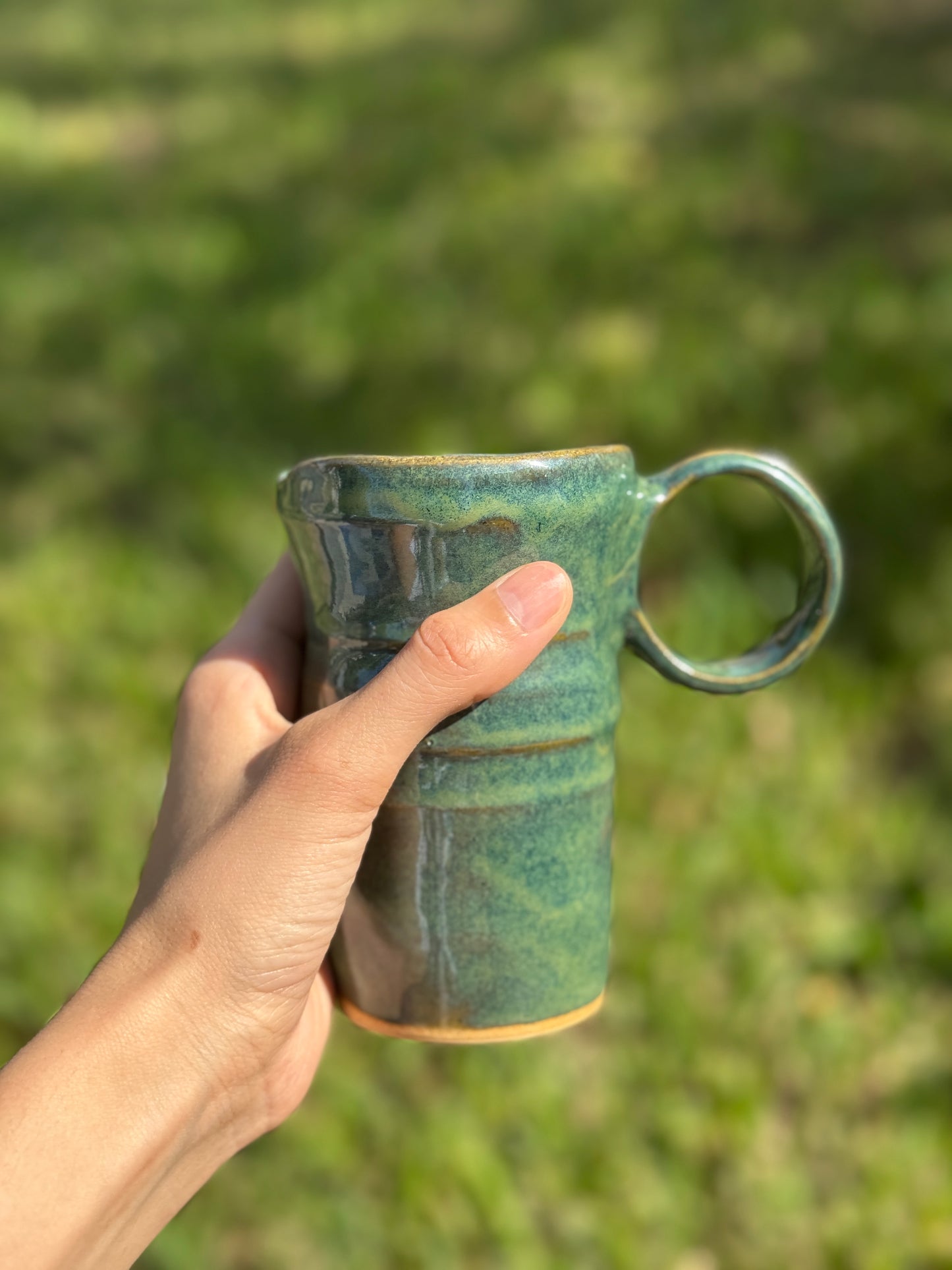 Green travel mug
