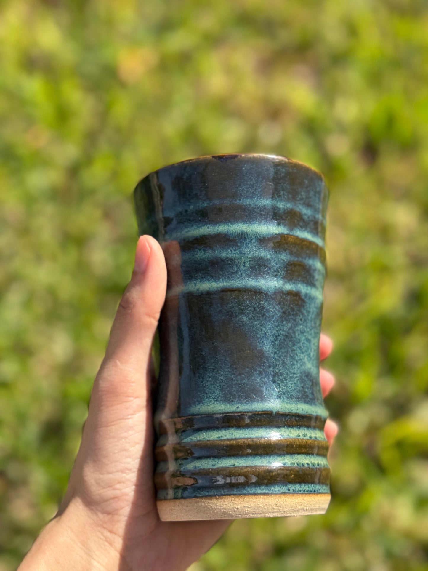 Pam's green cup/vase
