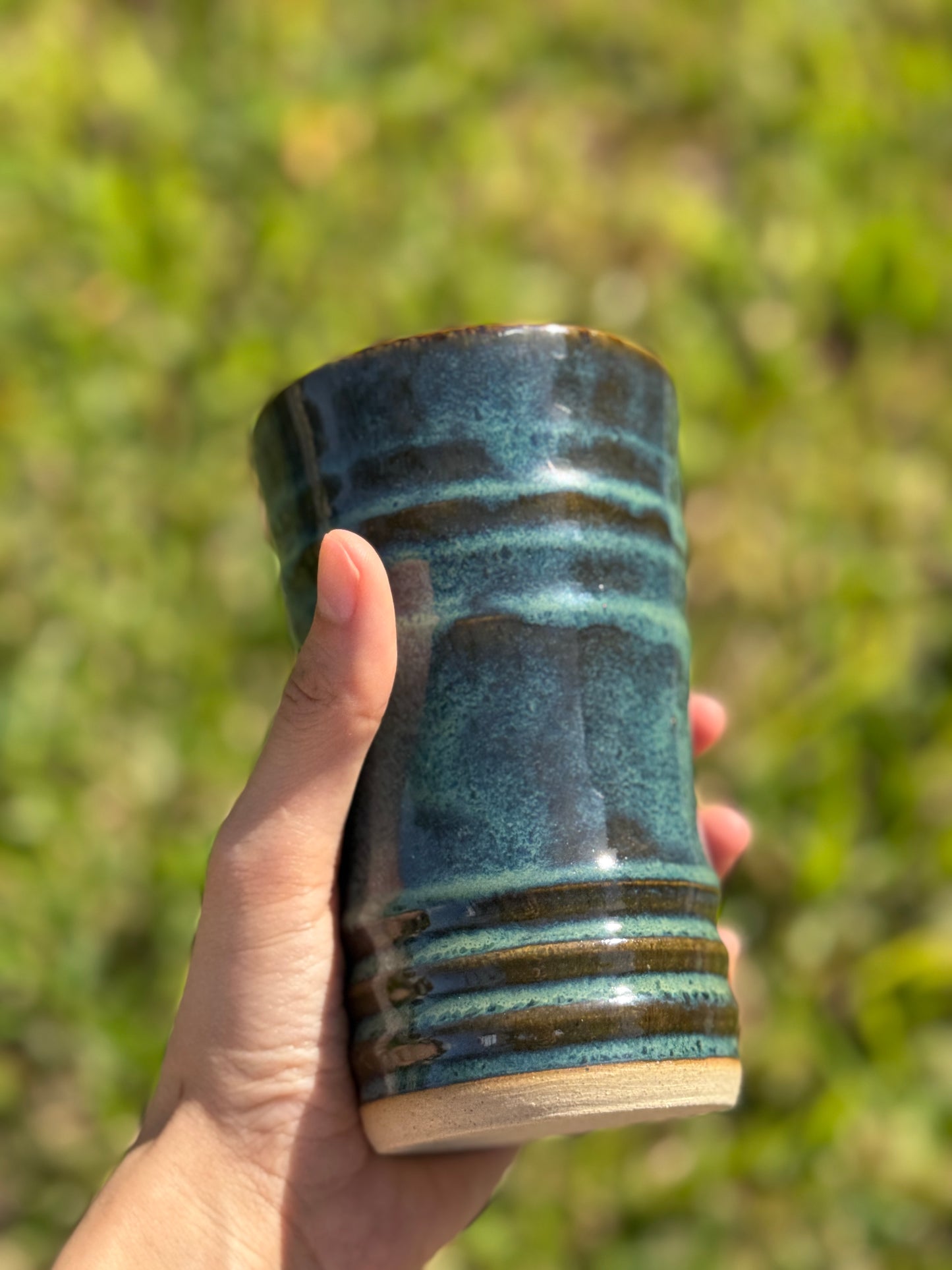 Pam's green cup/vase