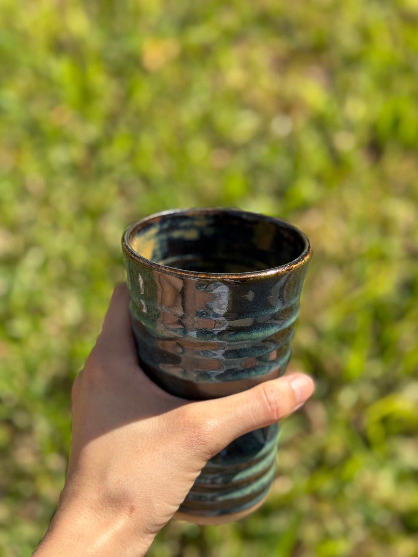 Pam's green cup/vase