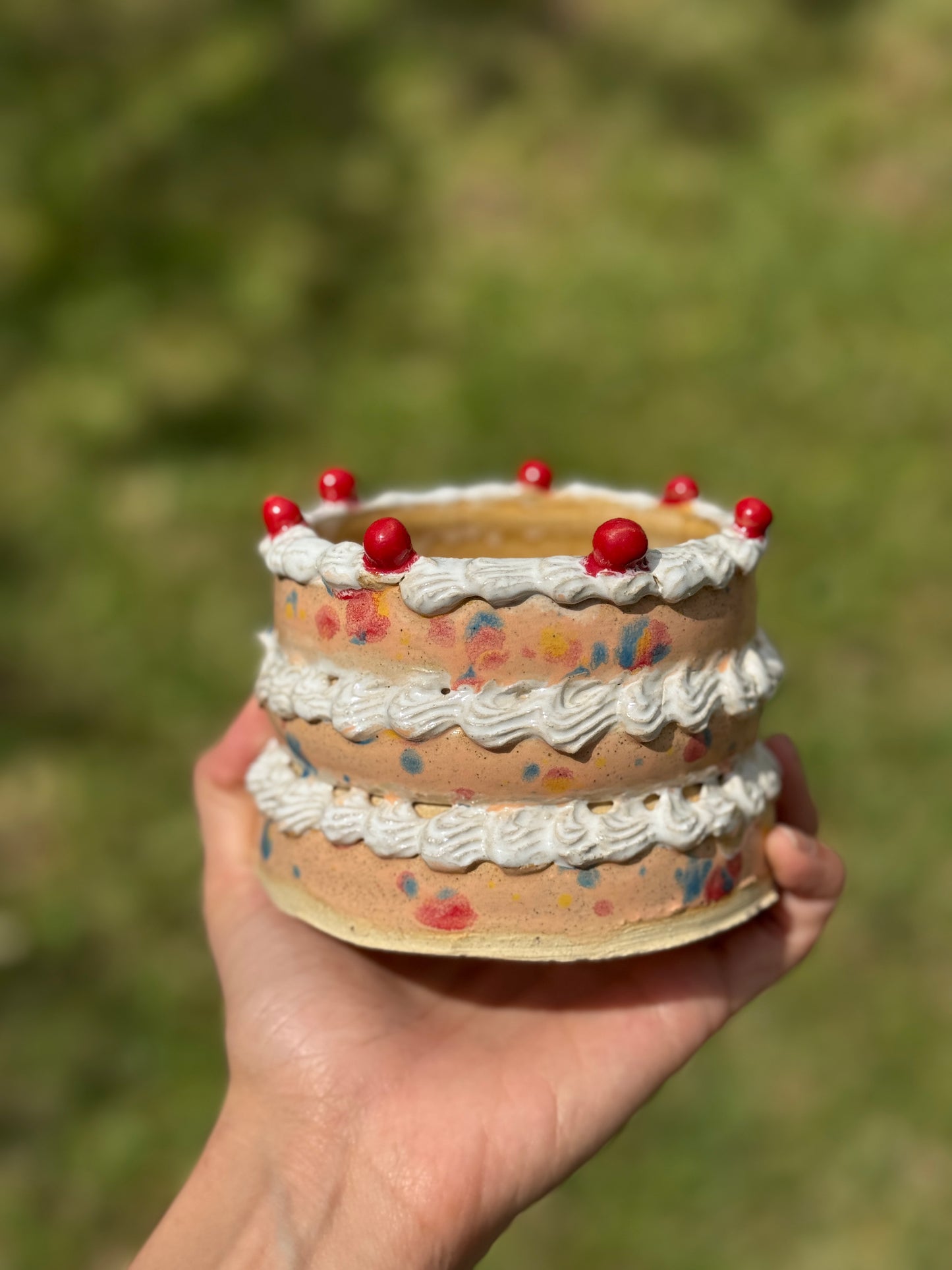 Peachy cake