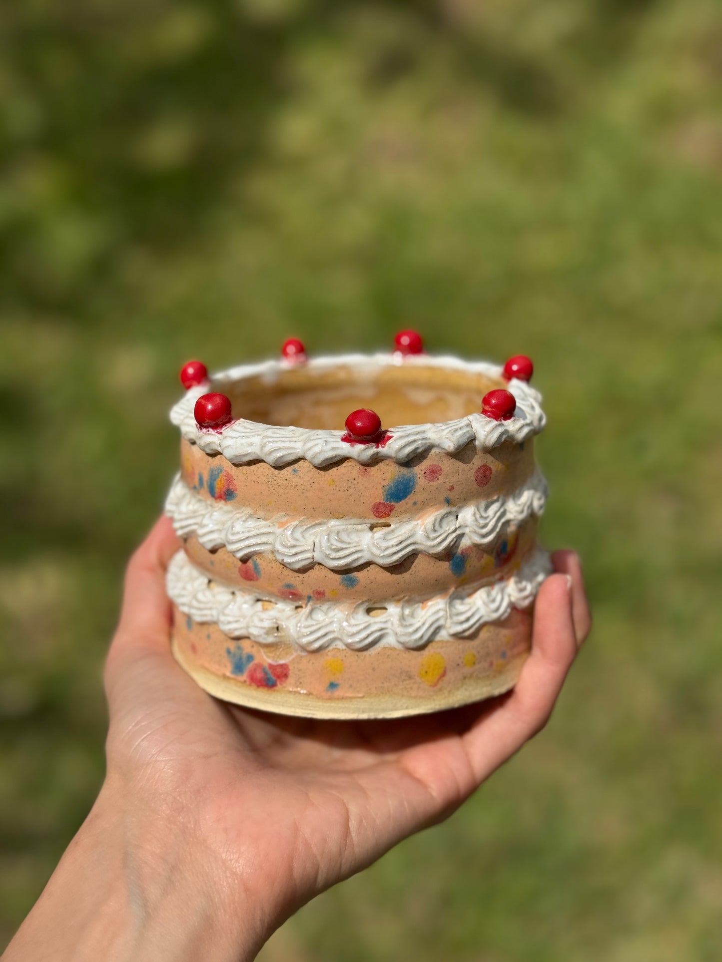 Peachy cake