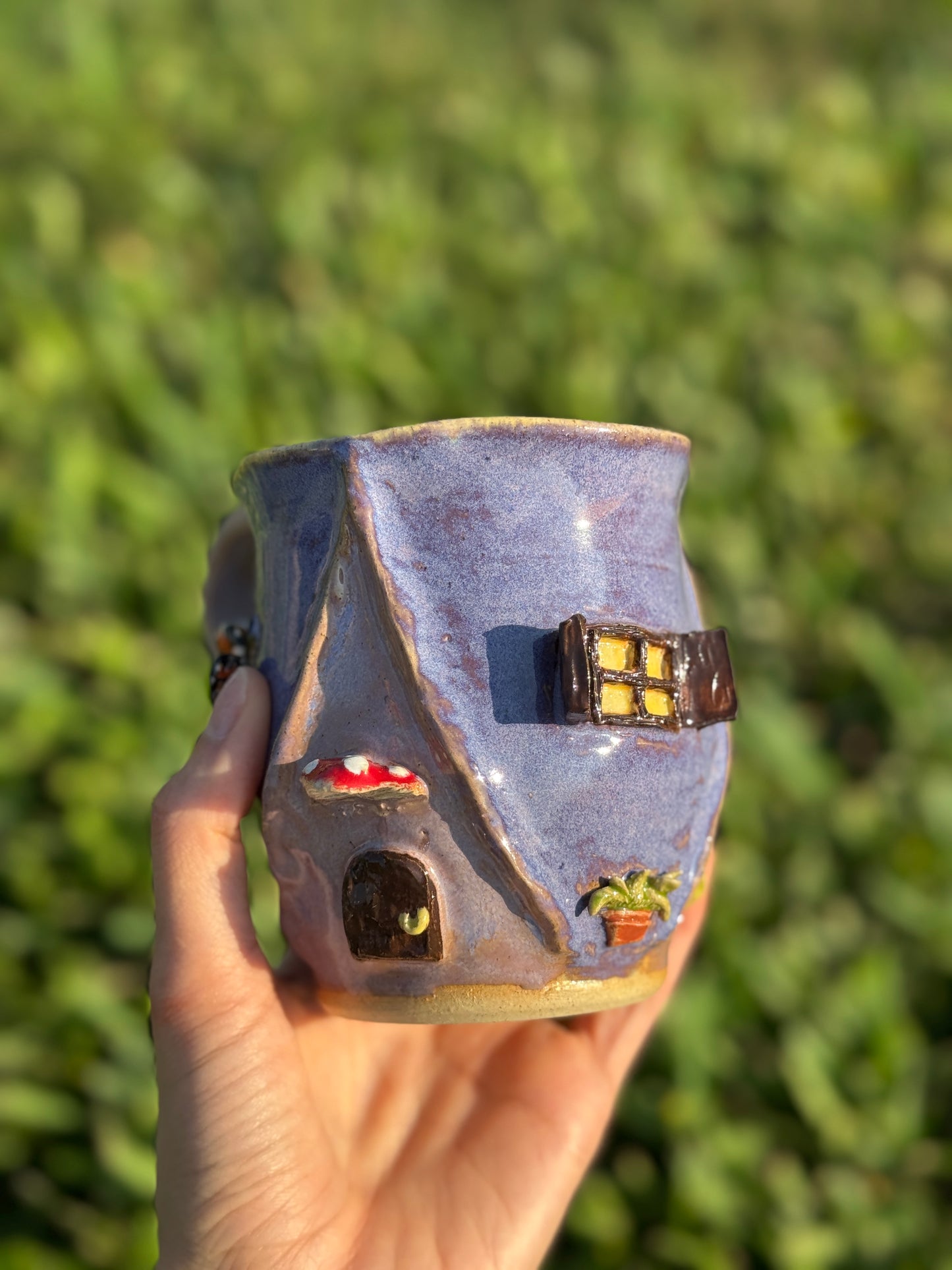 The purple fairy flower house