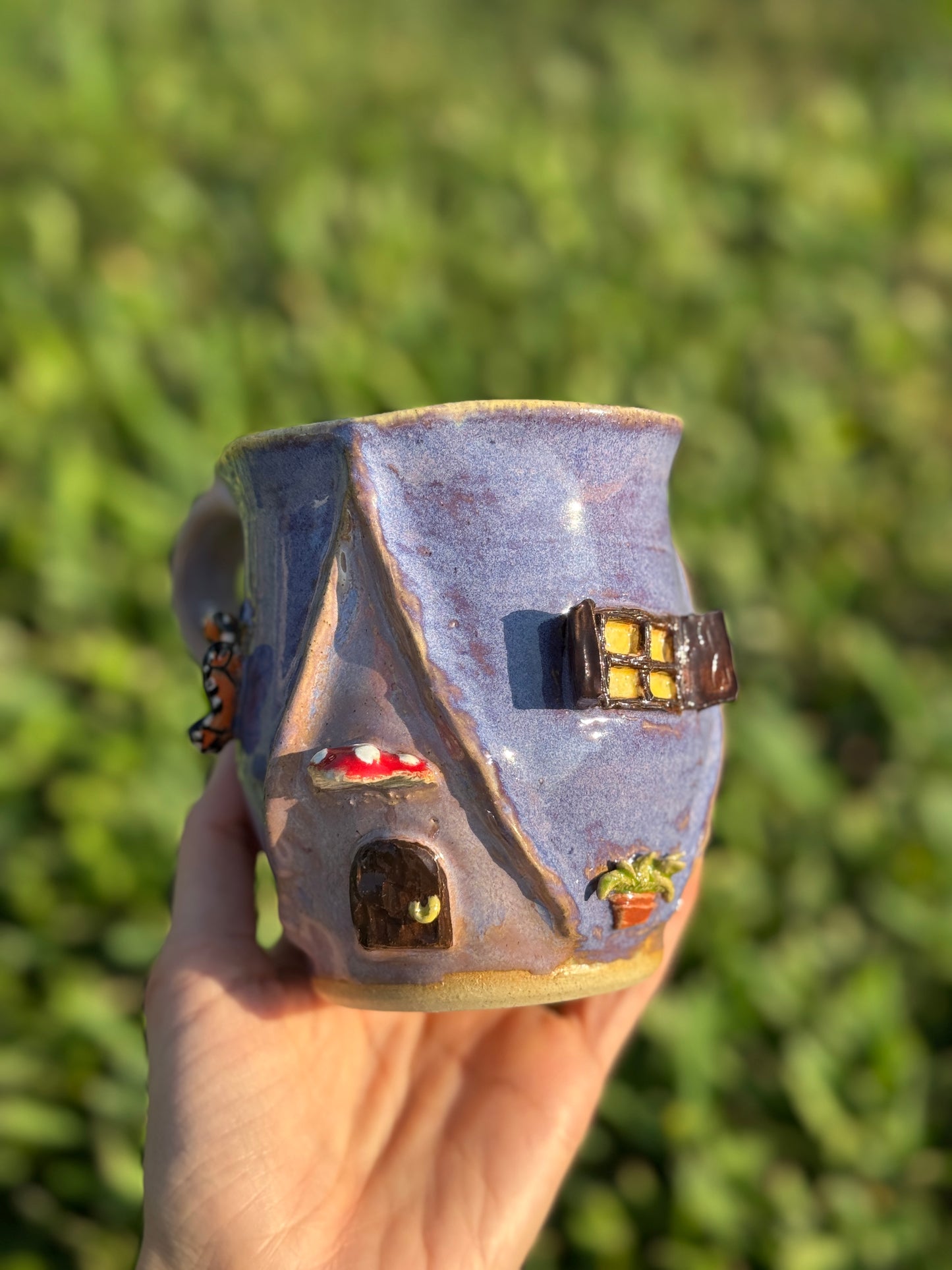 The purple fairy flower house