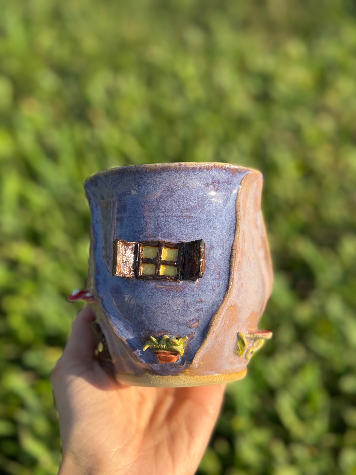 The purple fairy flower house