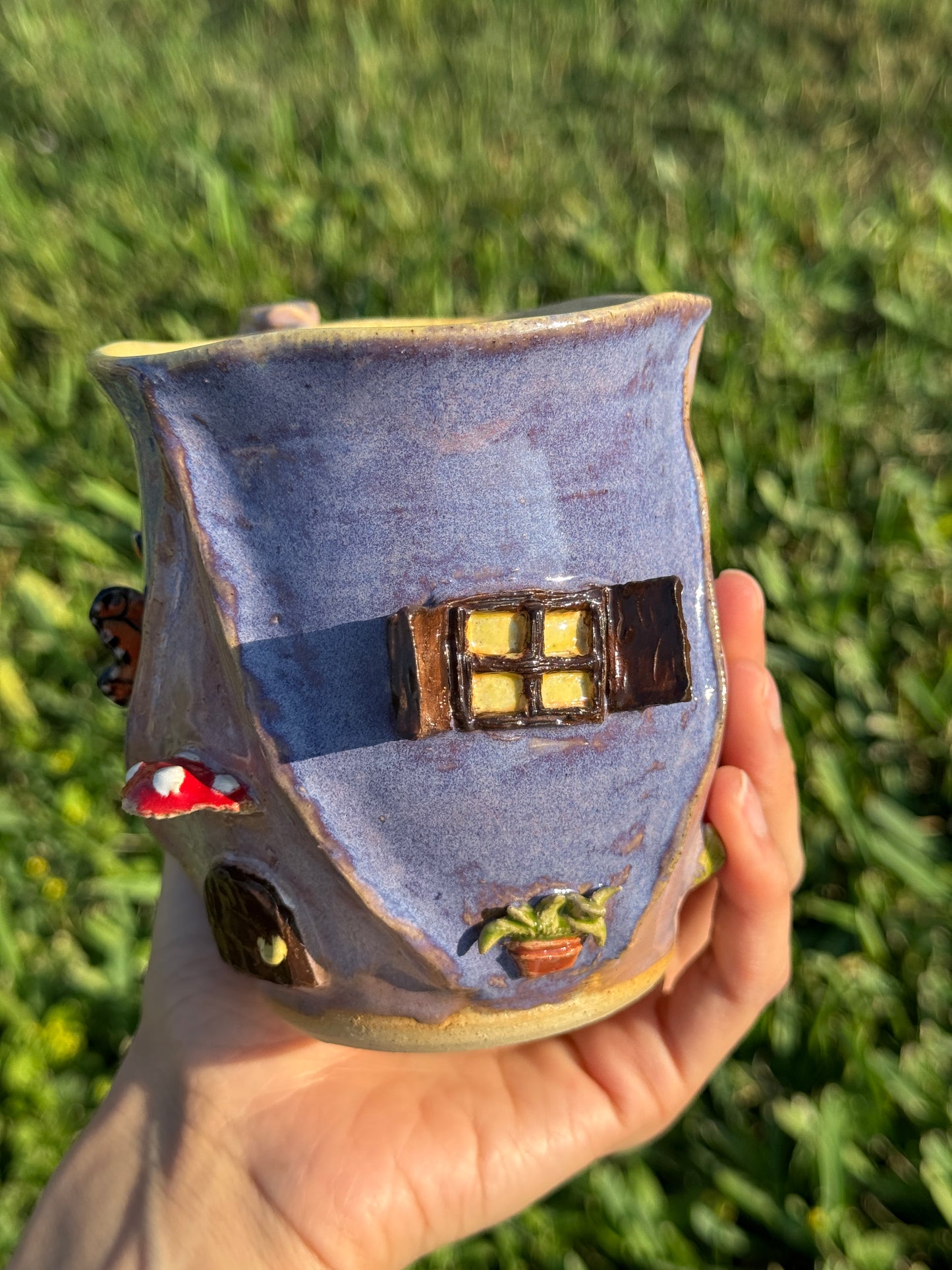 The purple fairy flower house