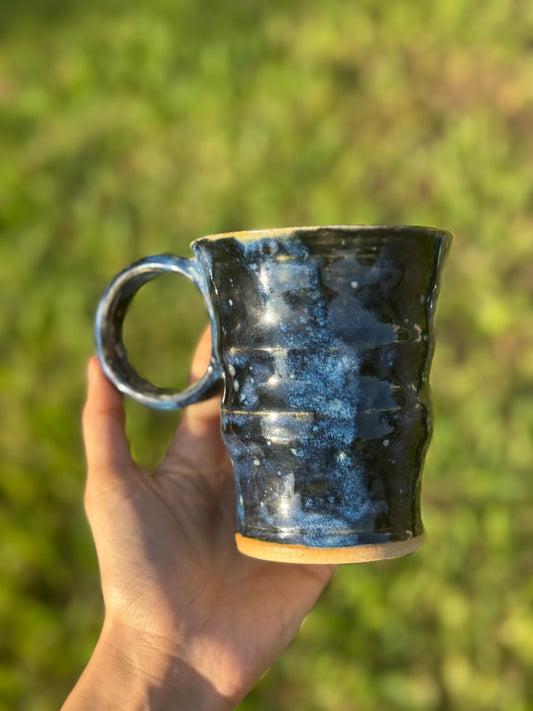 Starry night sky mug