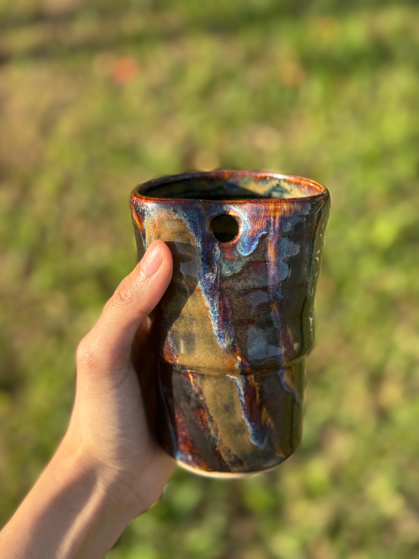 Browns Straw Mug