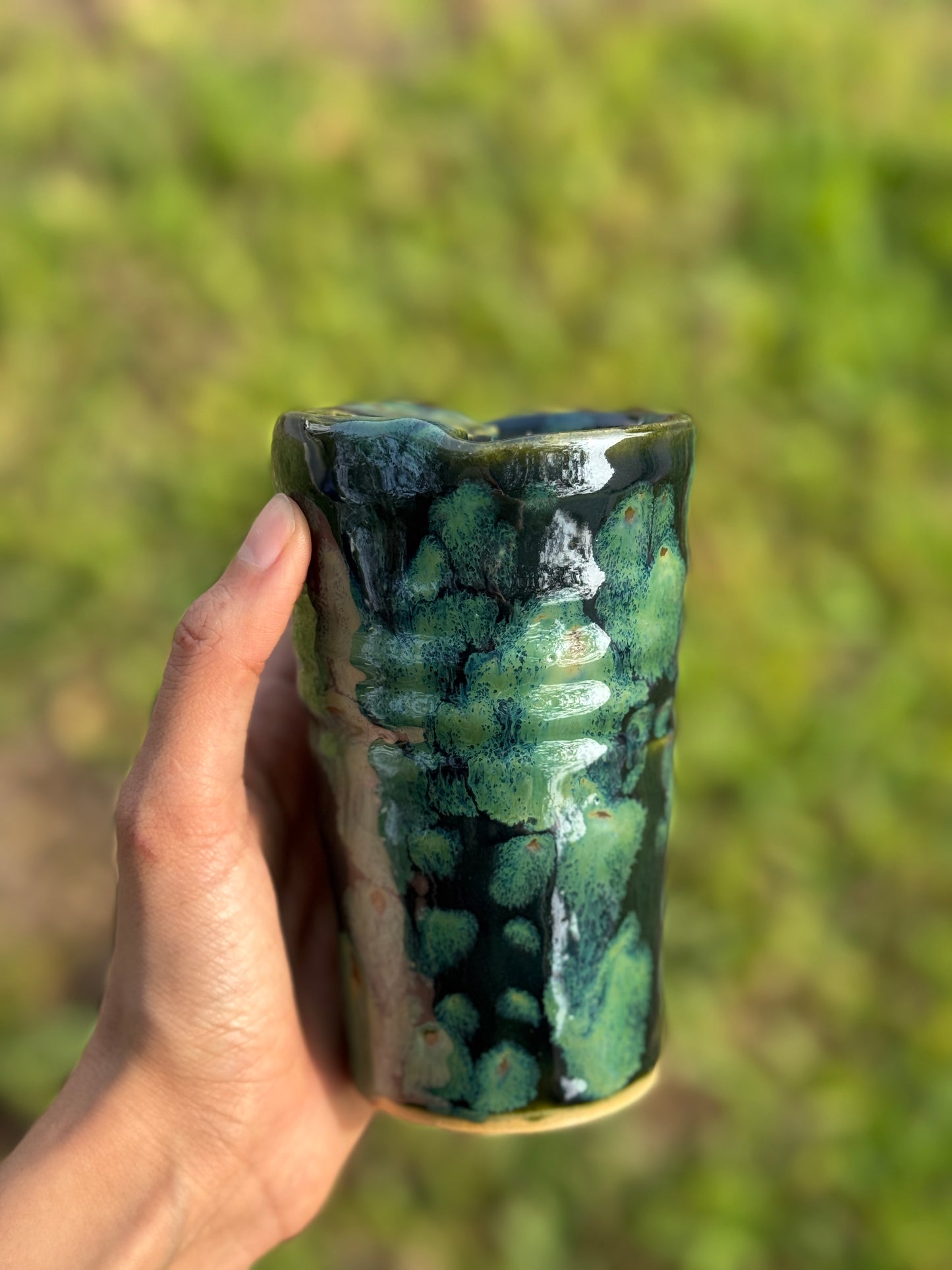 Floating Olive to go mug