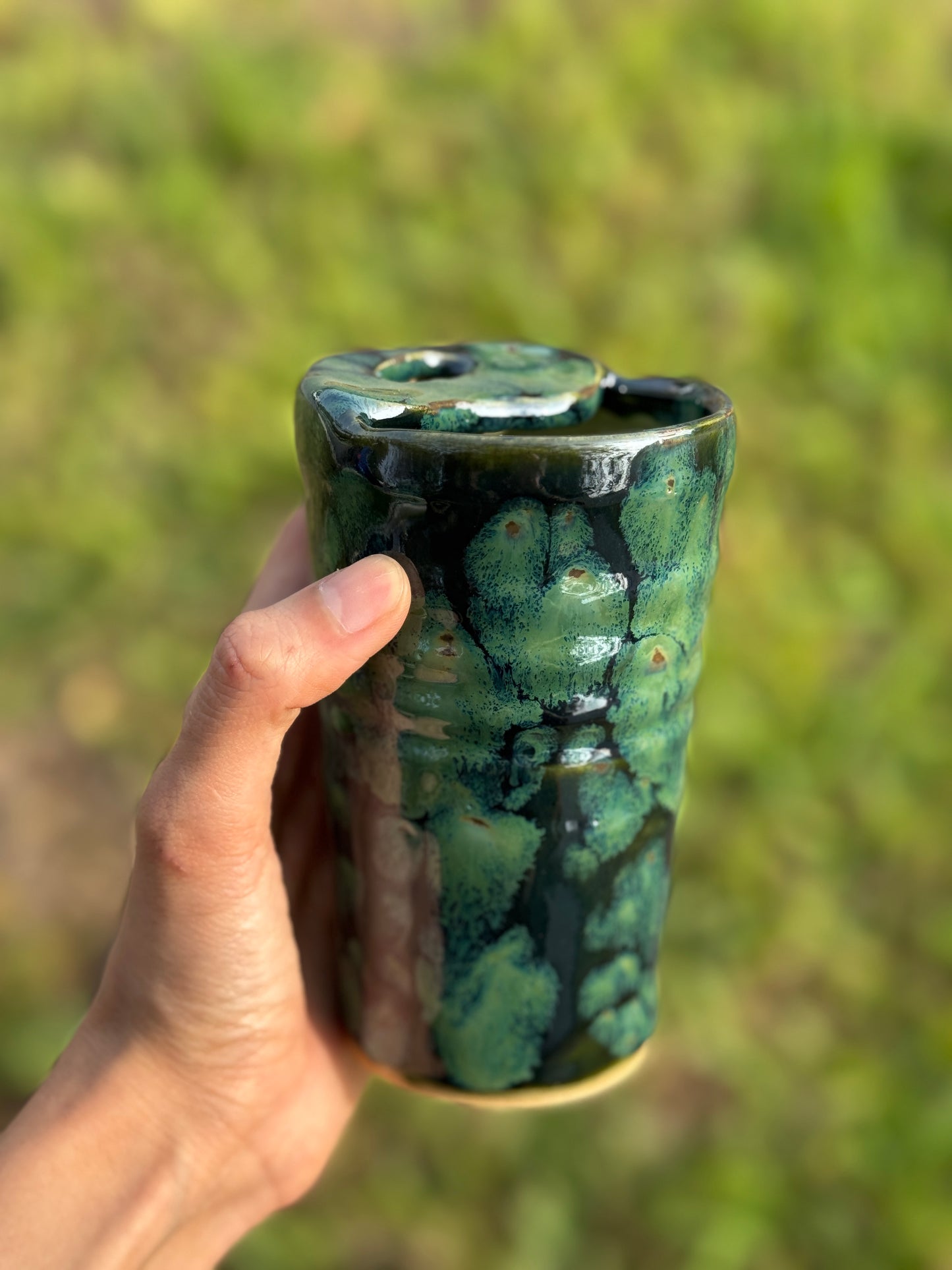 Floating Olive to go mug