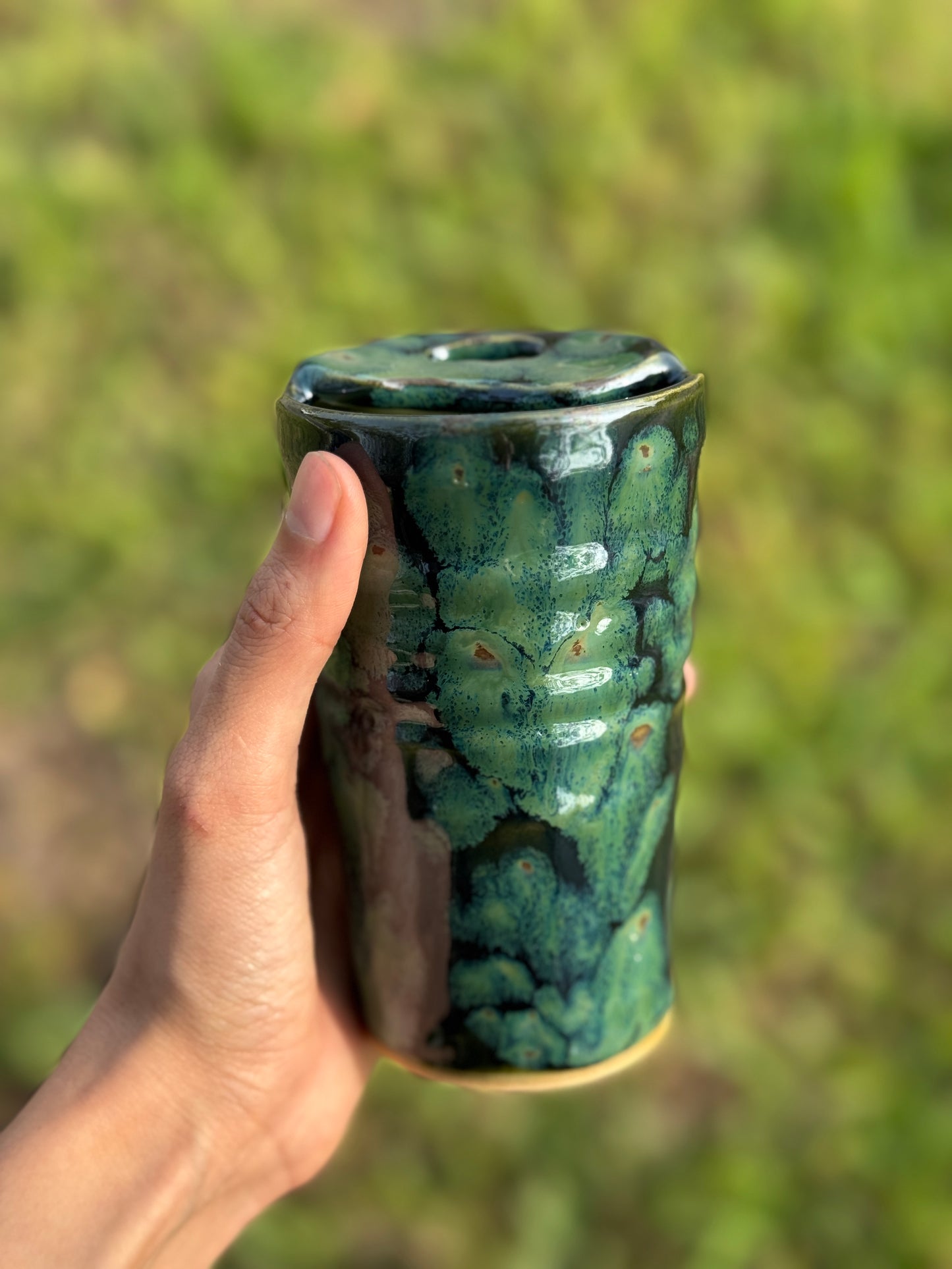 Floating Olive to go mug
