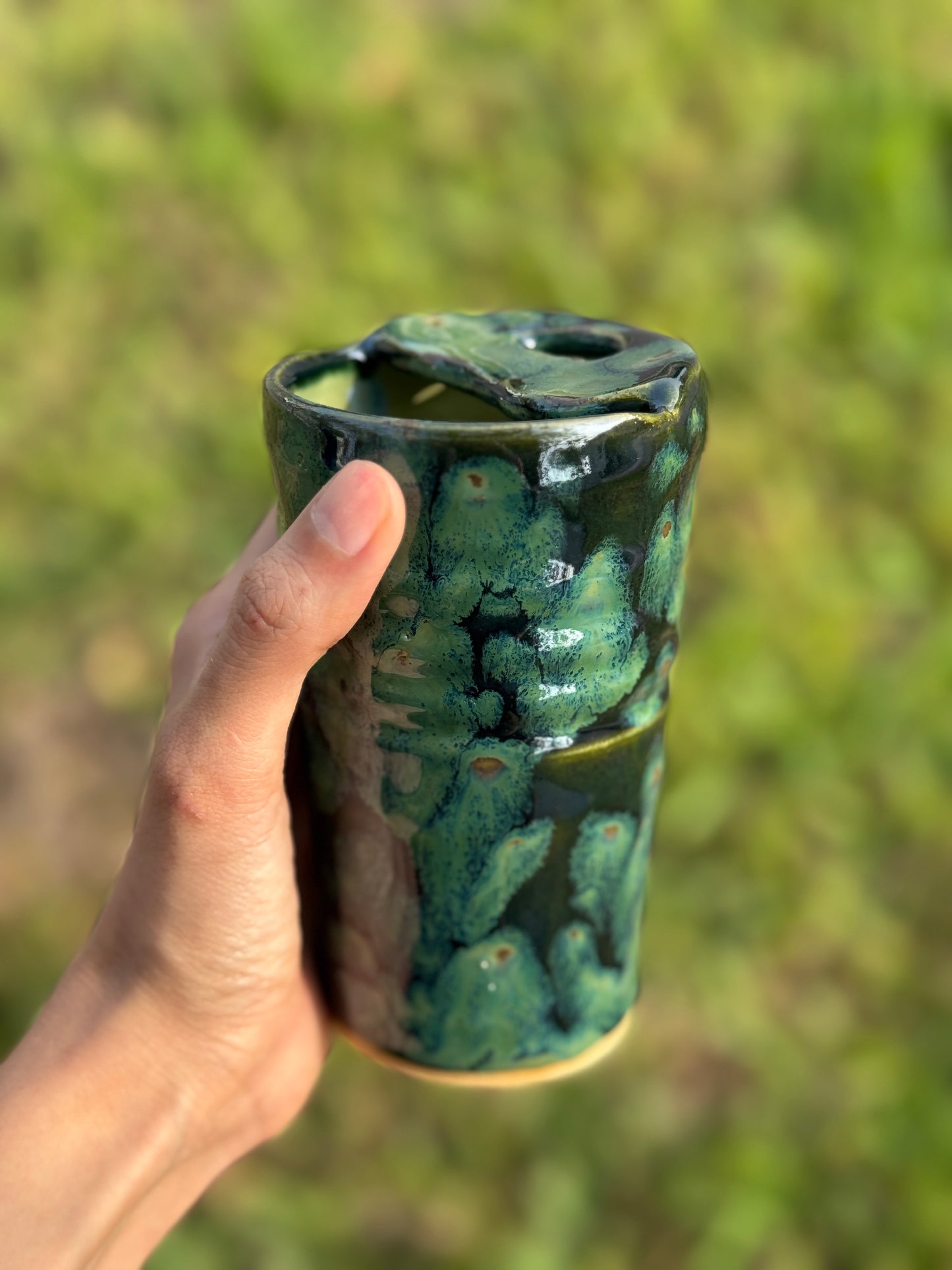 Floating Olive to go mug