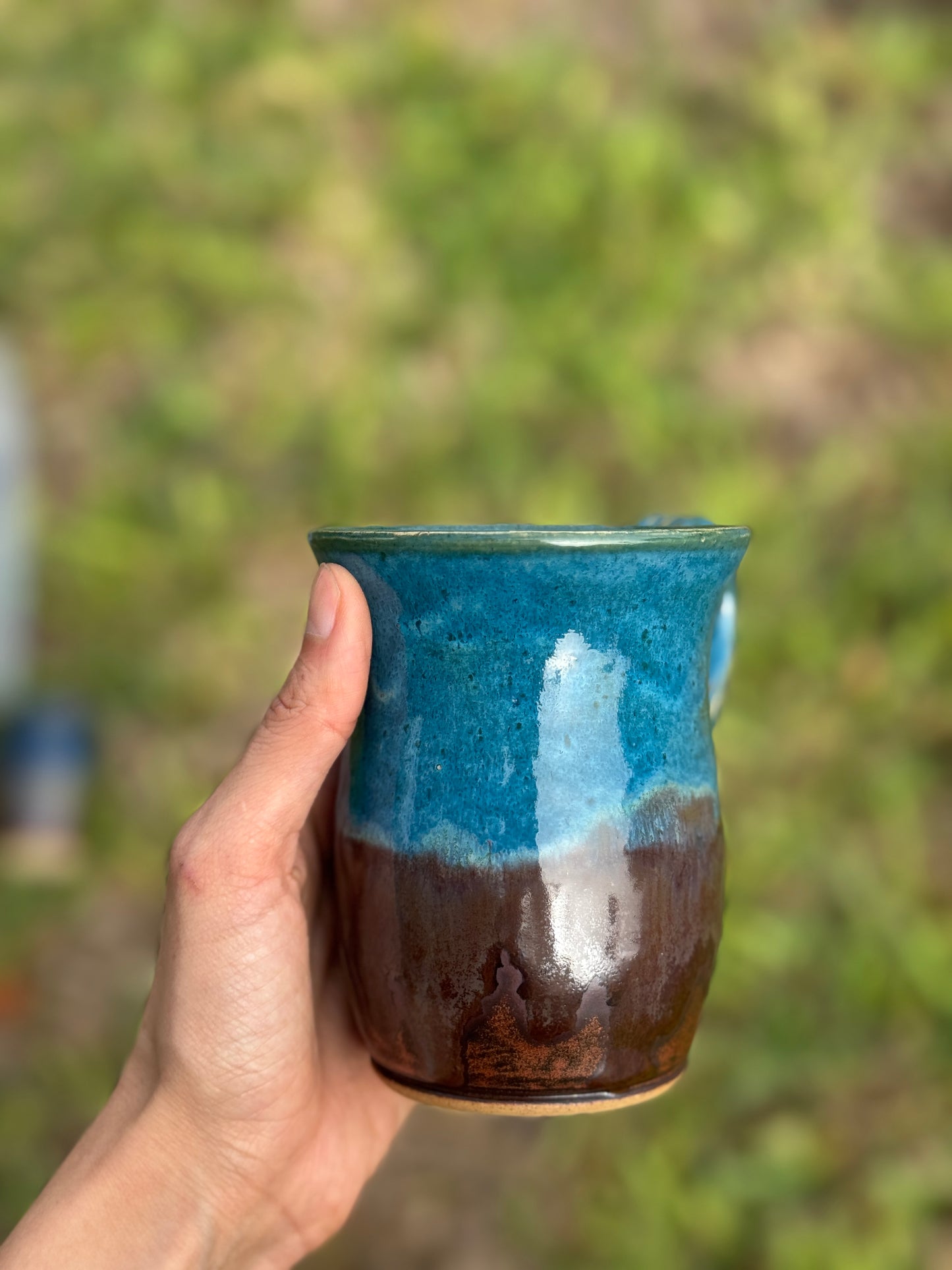 Turquoise Copper Mug
