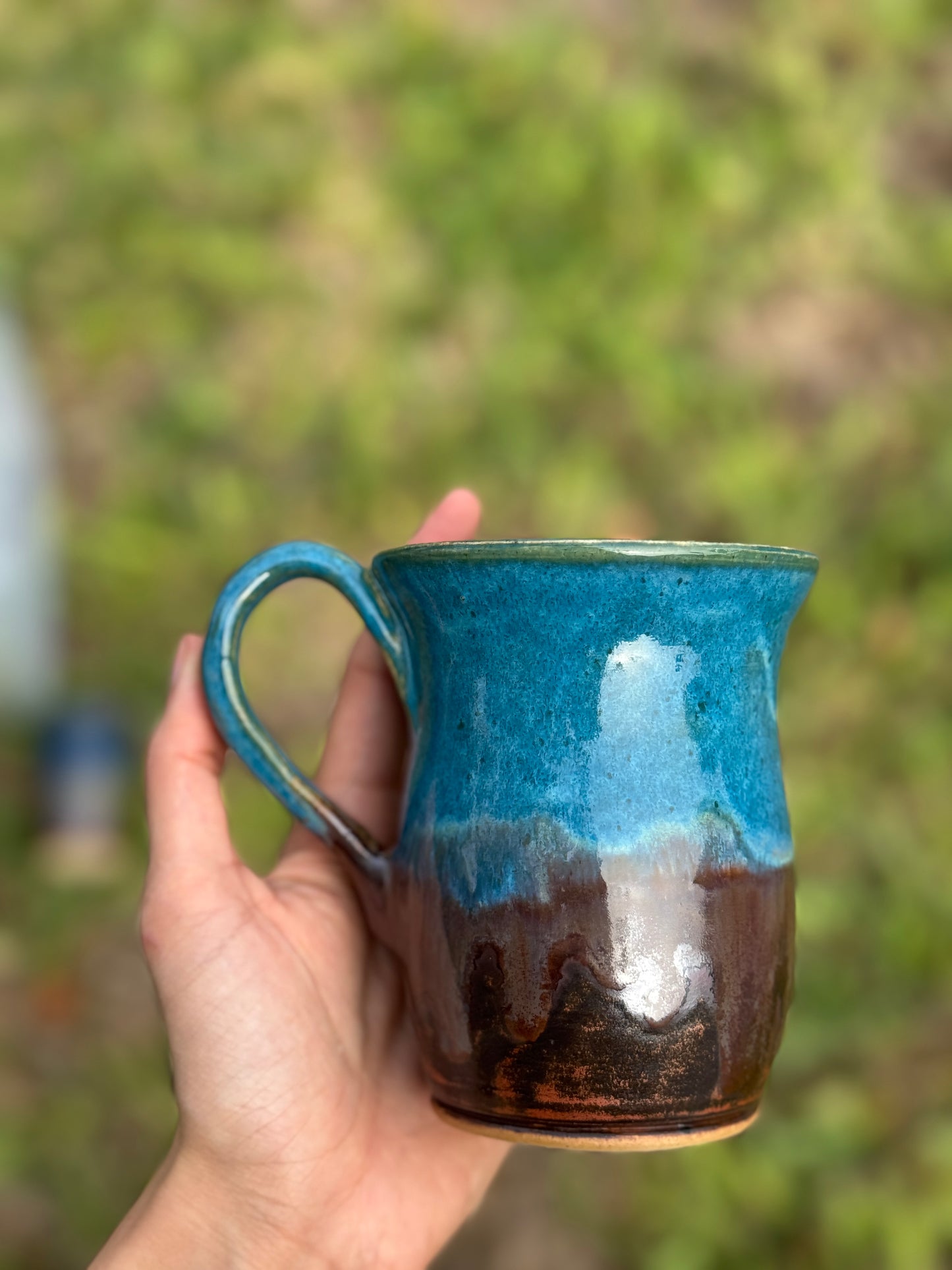 Turquoise Copper Mug