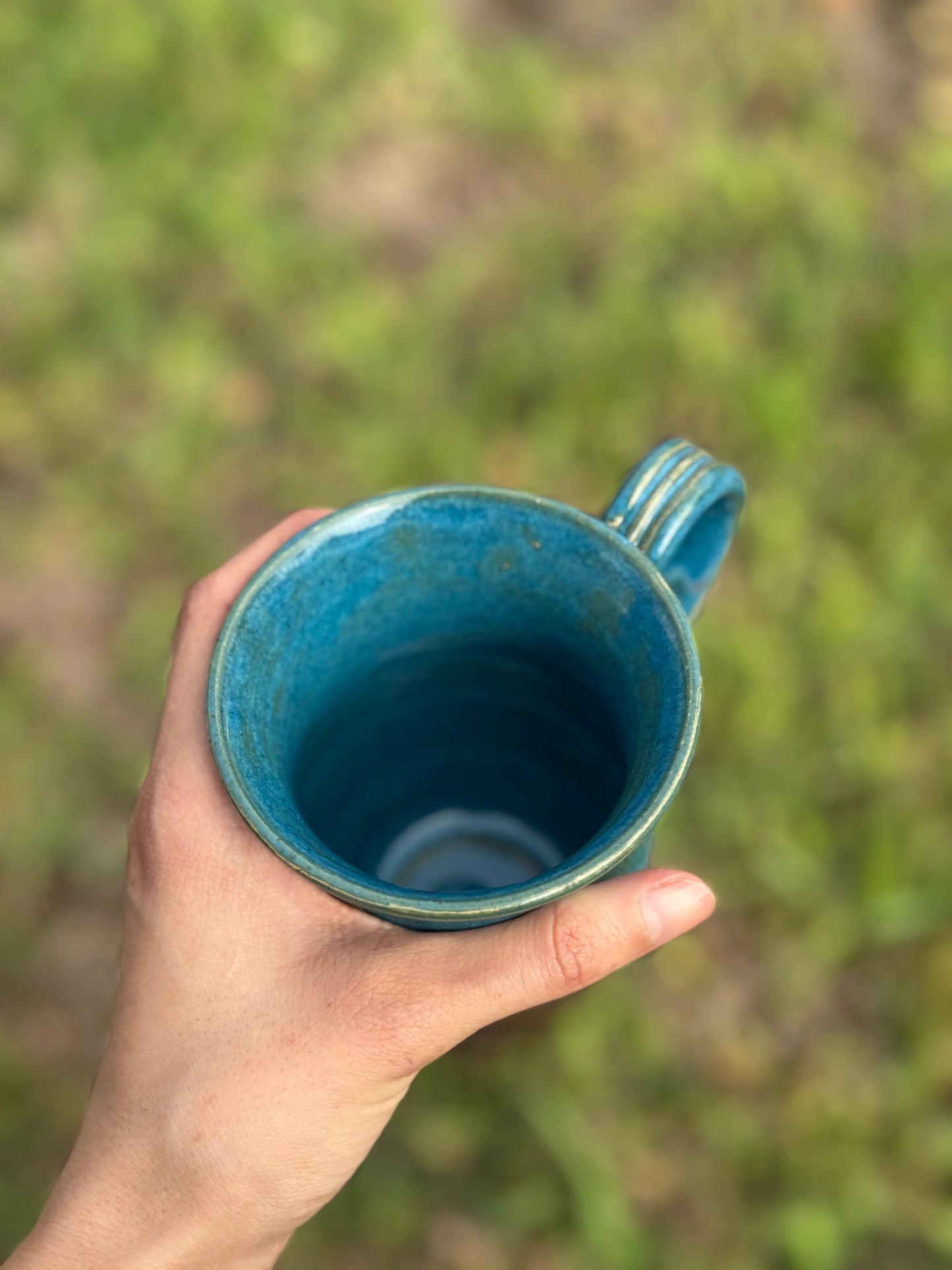 Turquoise Copper Mug