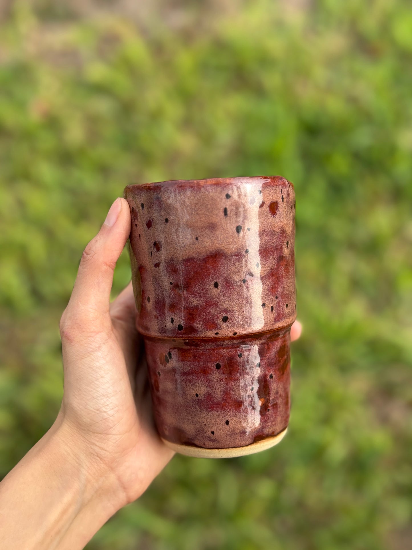 Peppered to go mug