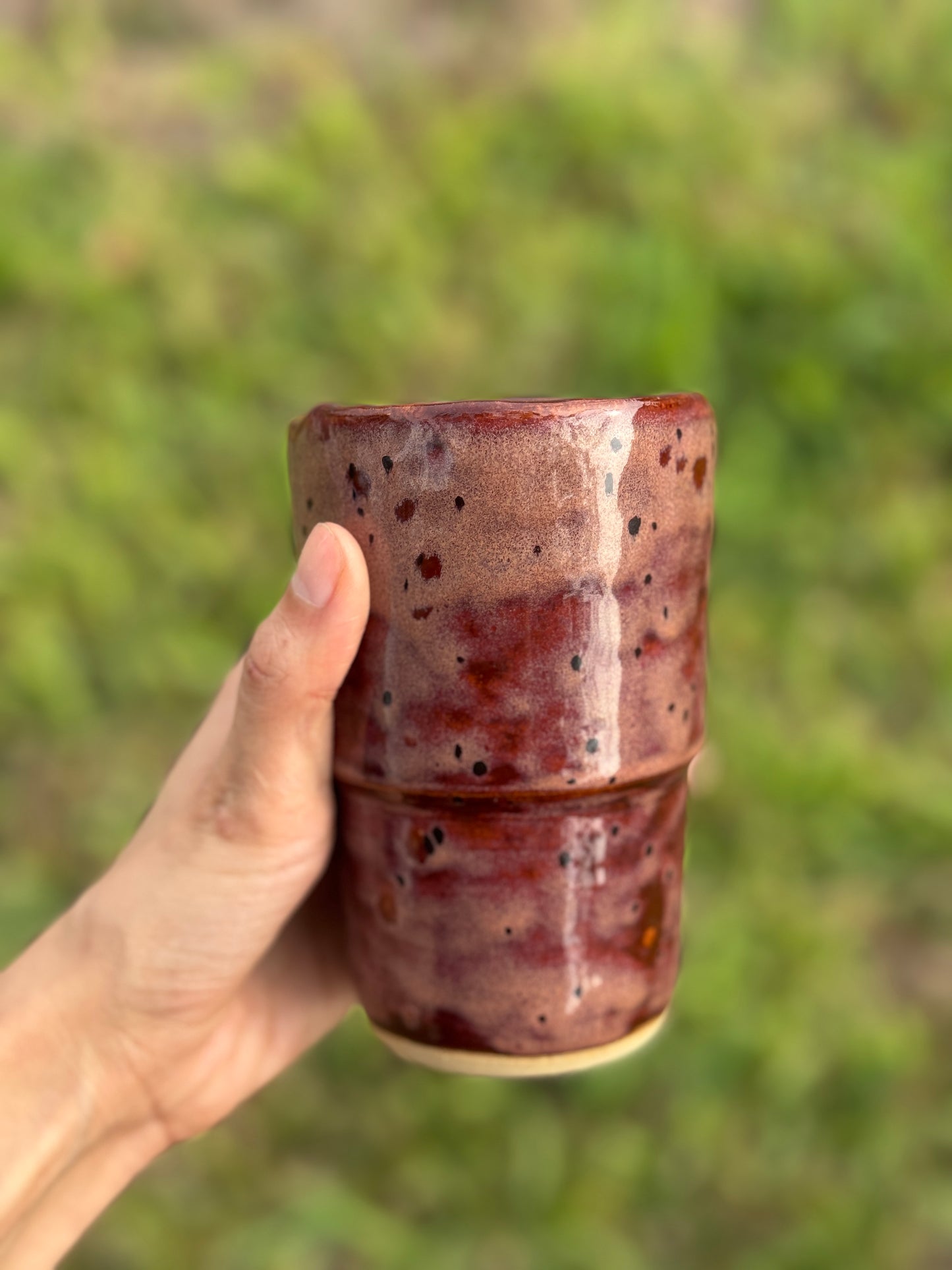 Peppered to go mug