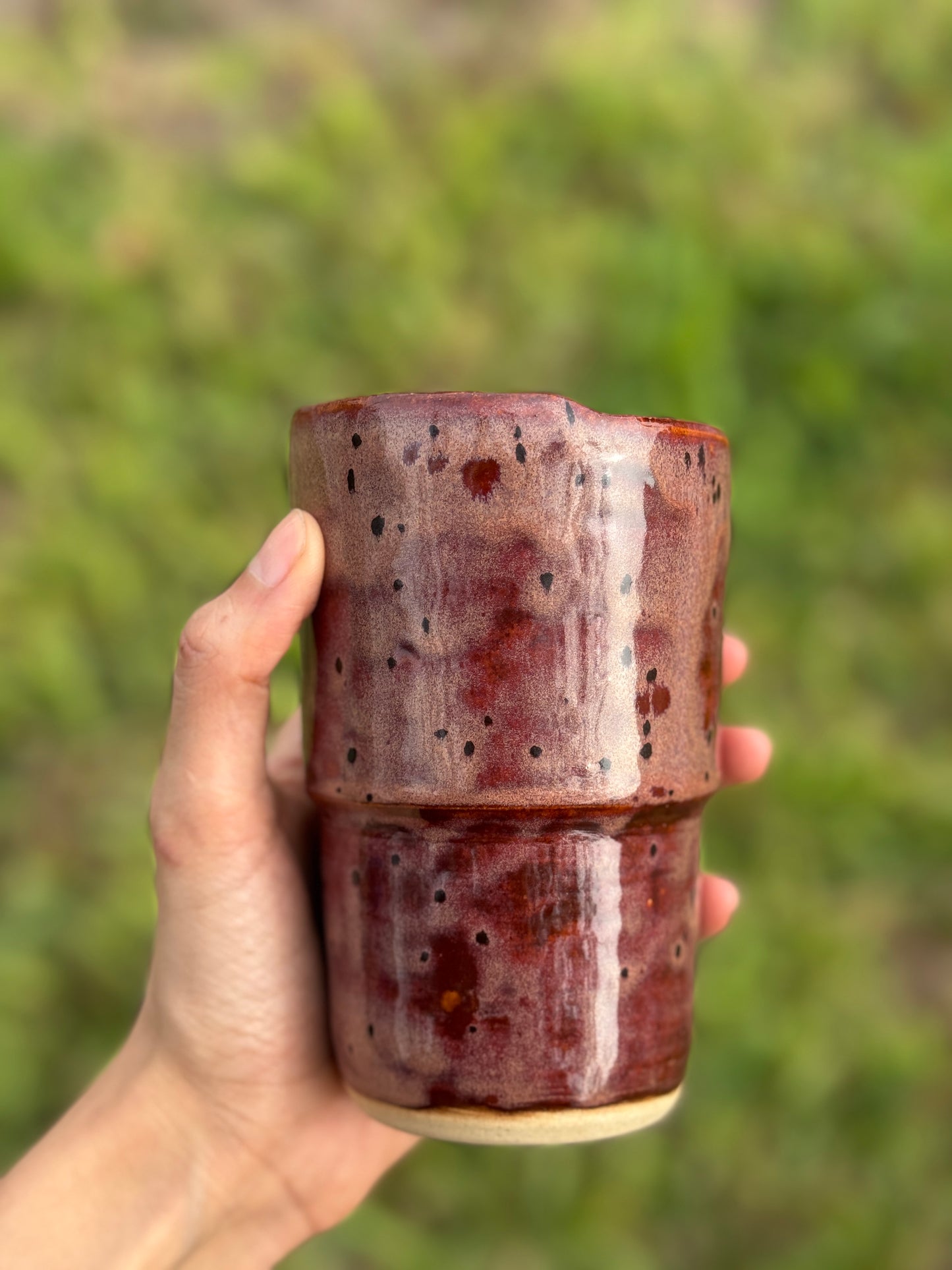 Peppered to go mug