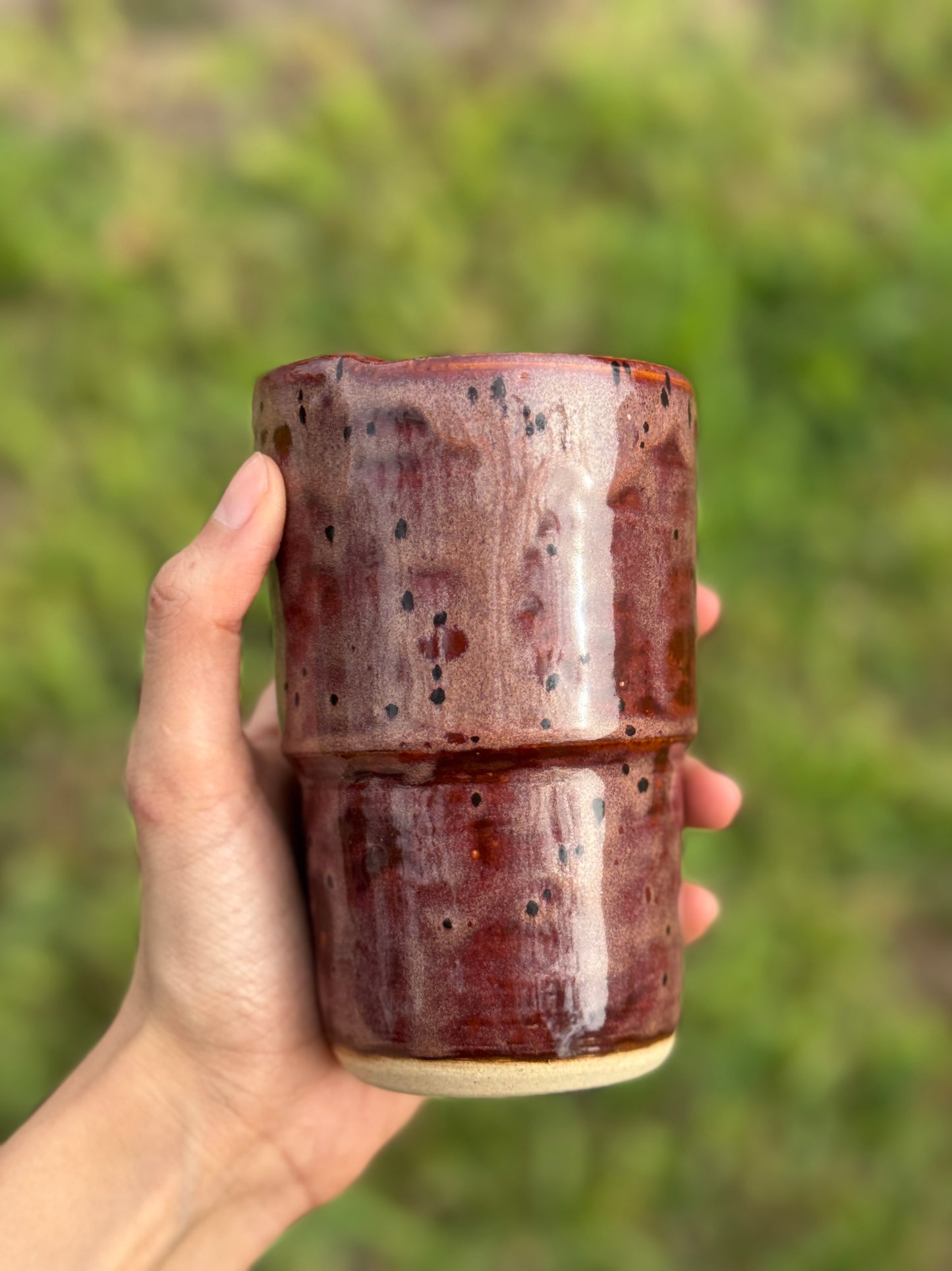 Peppered to go mug