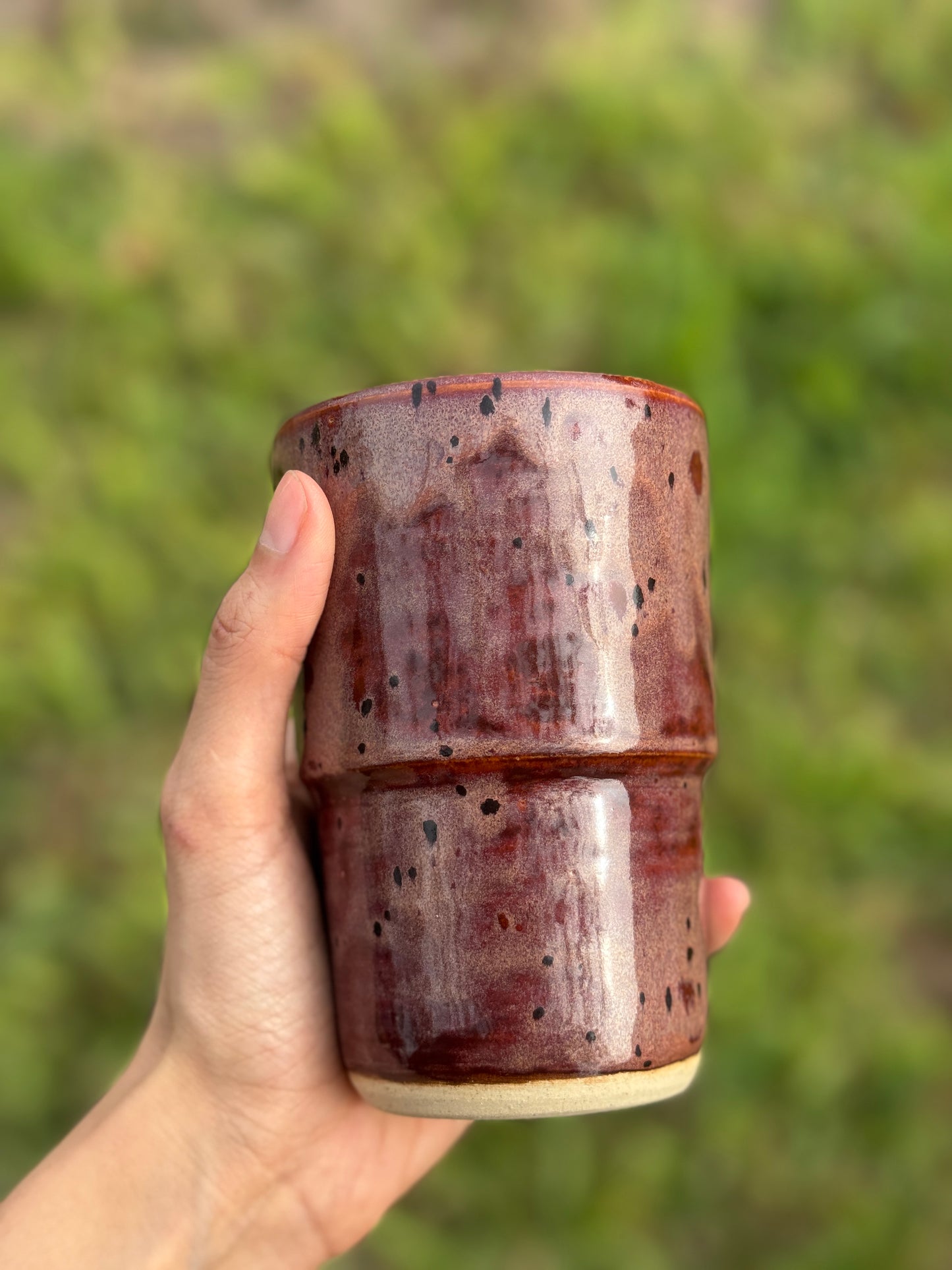 Peppered to go mug