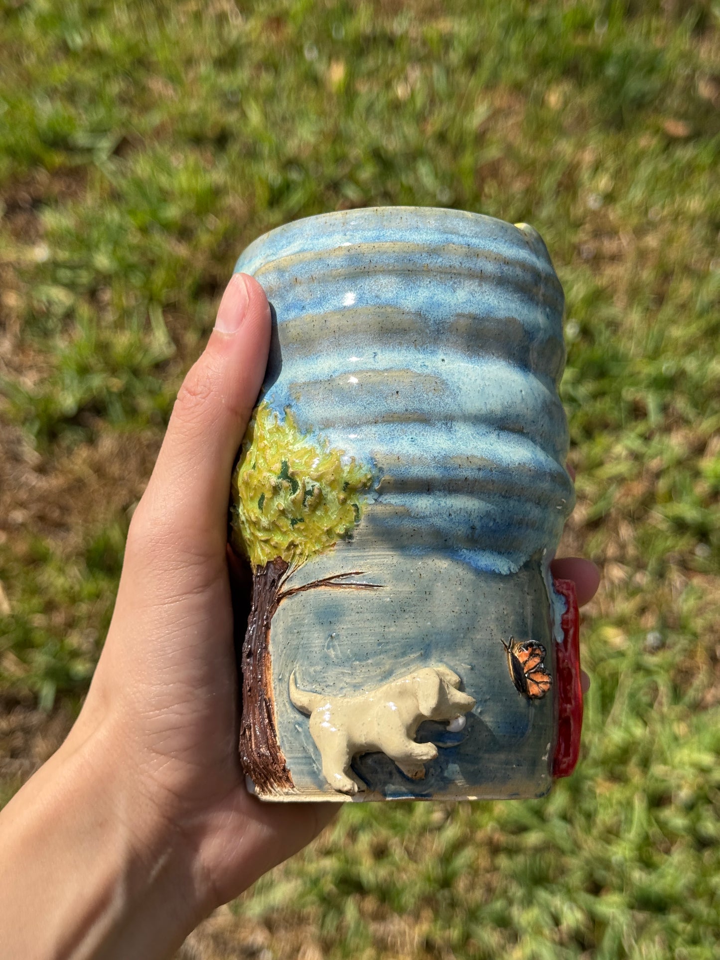 What are the dogs up to?