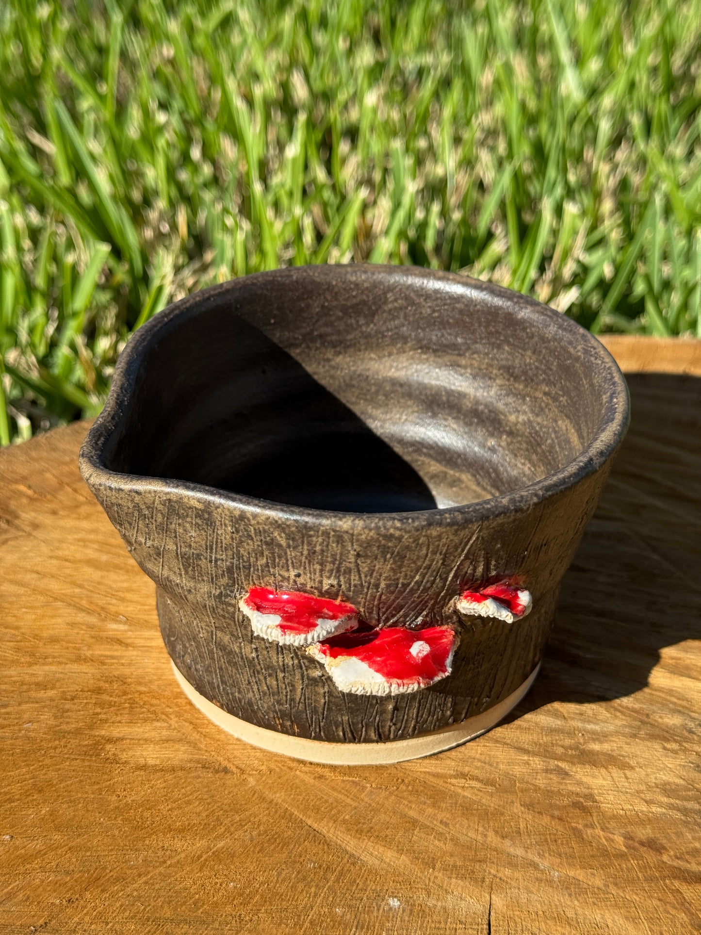 Mushroom themed Matcha Bowl