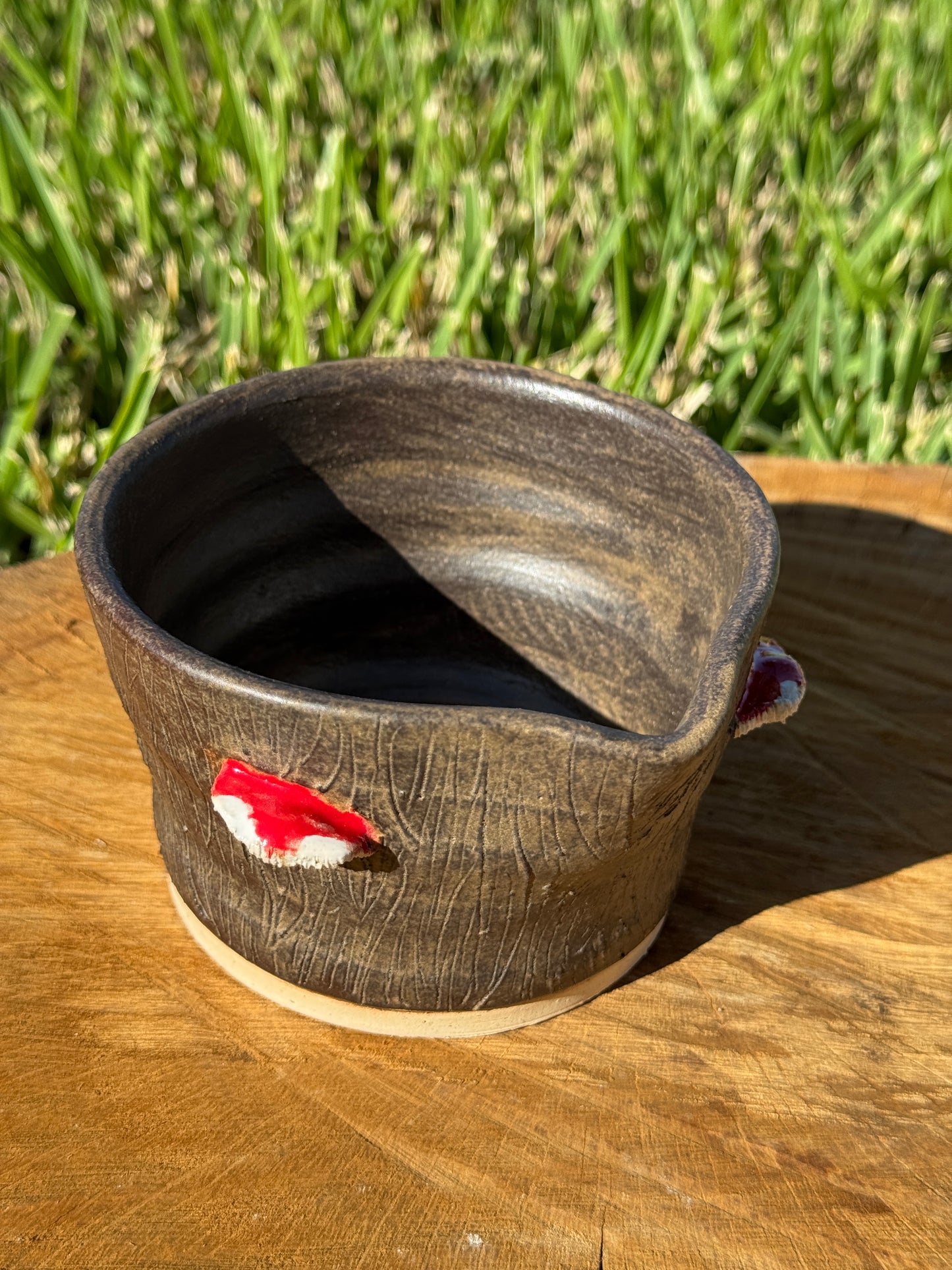 Mushroom themed Matcha Bowl