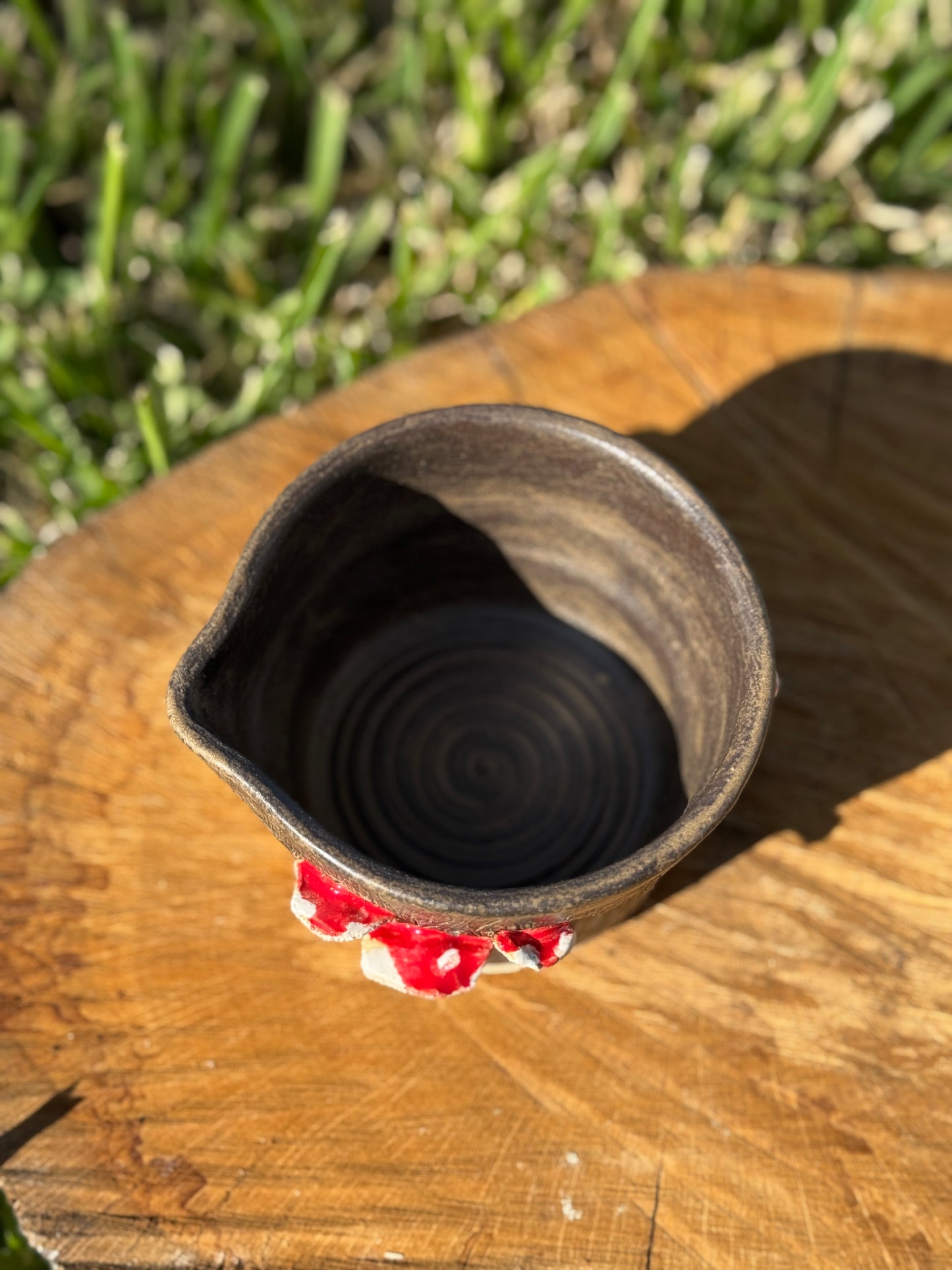 Mushroom themed Matcha Bowl