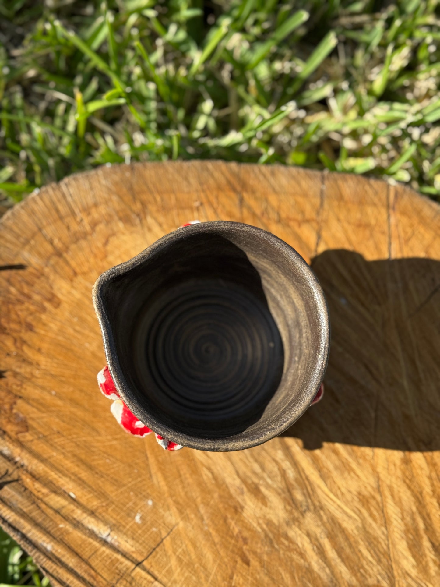 Mushroom themed Matcha Bowl