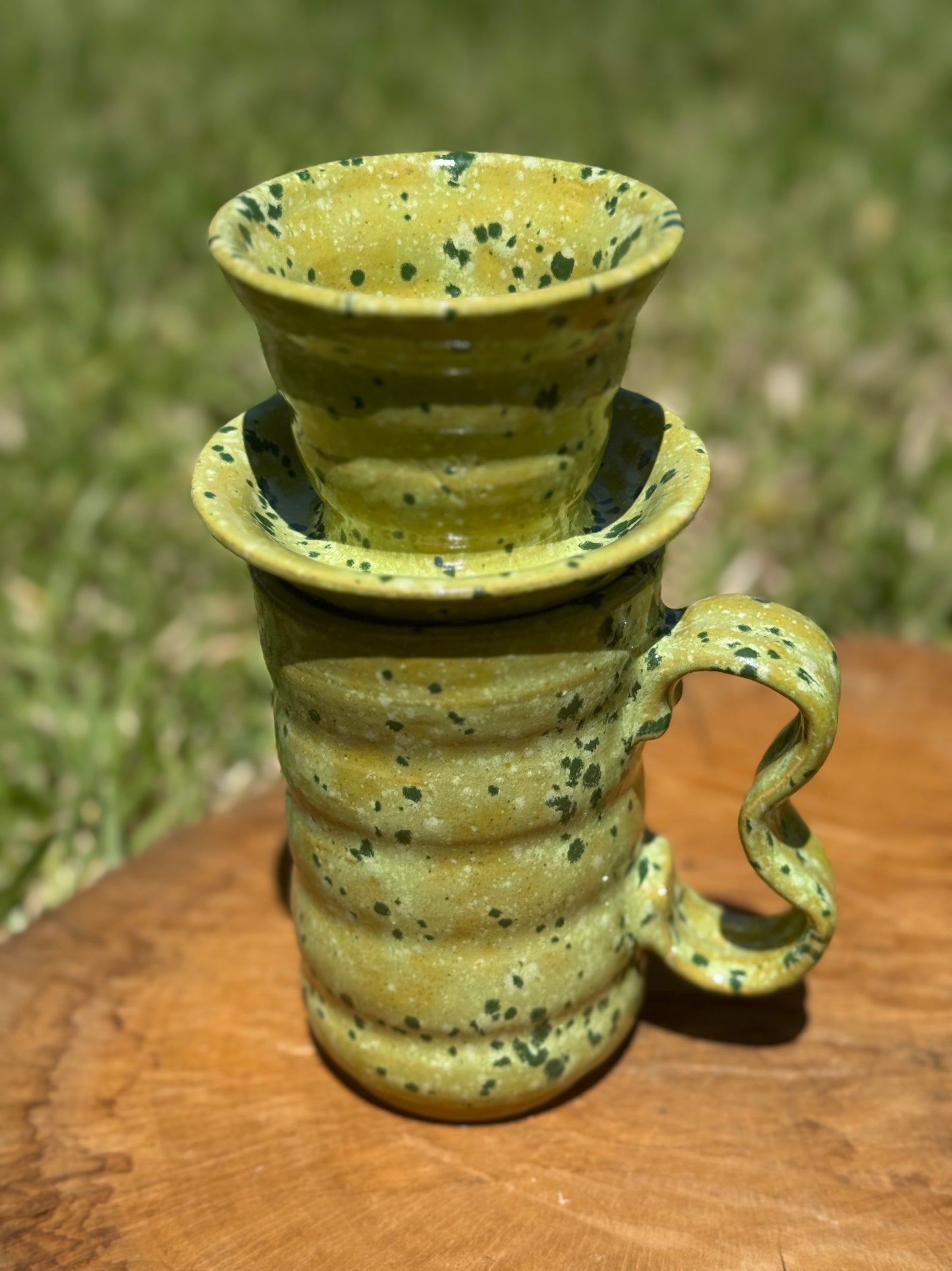 Lime Shower Green V60 Coffee set