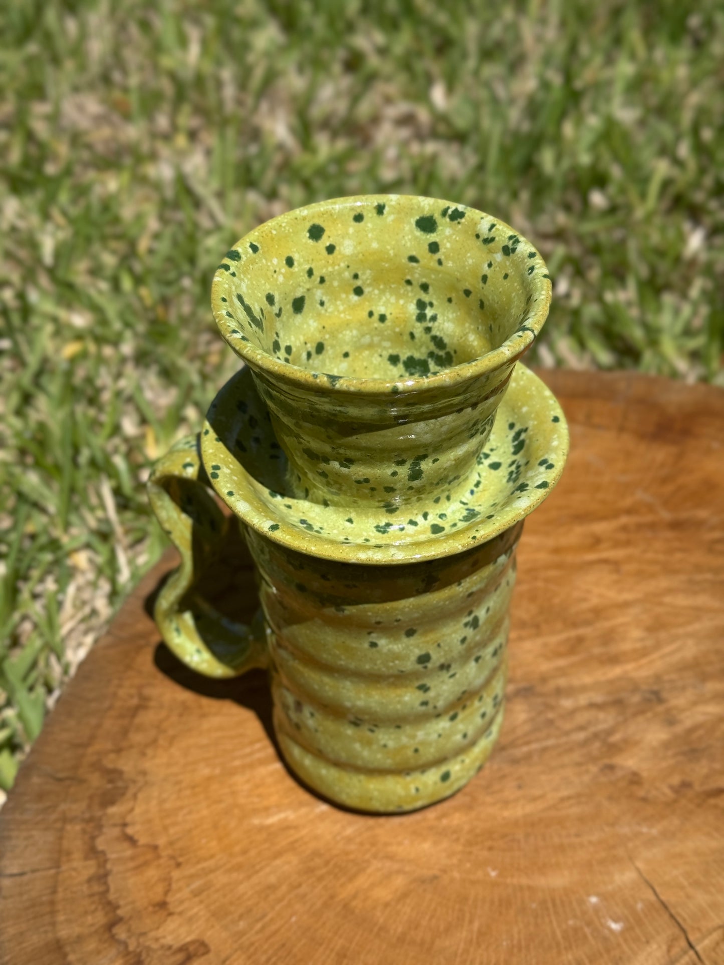 Lime Shower Green V60 Coffee set