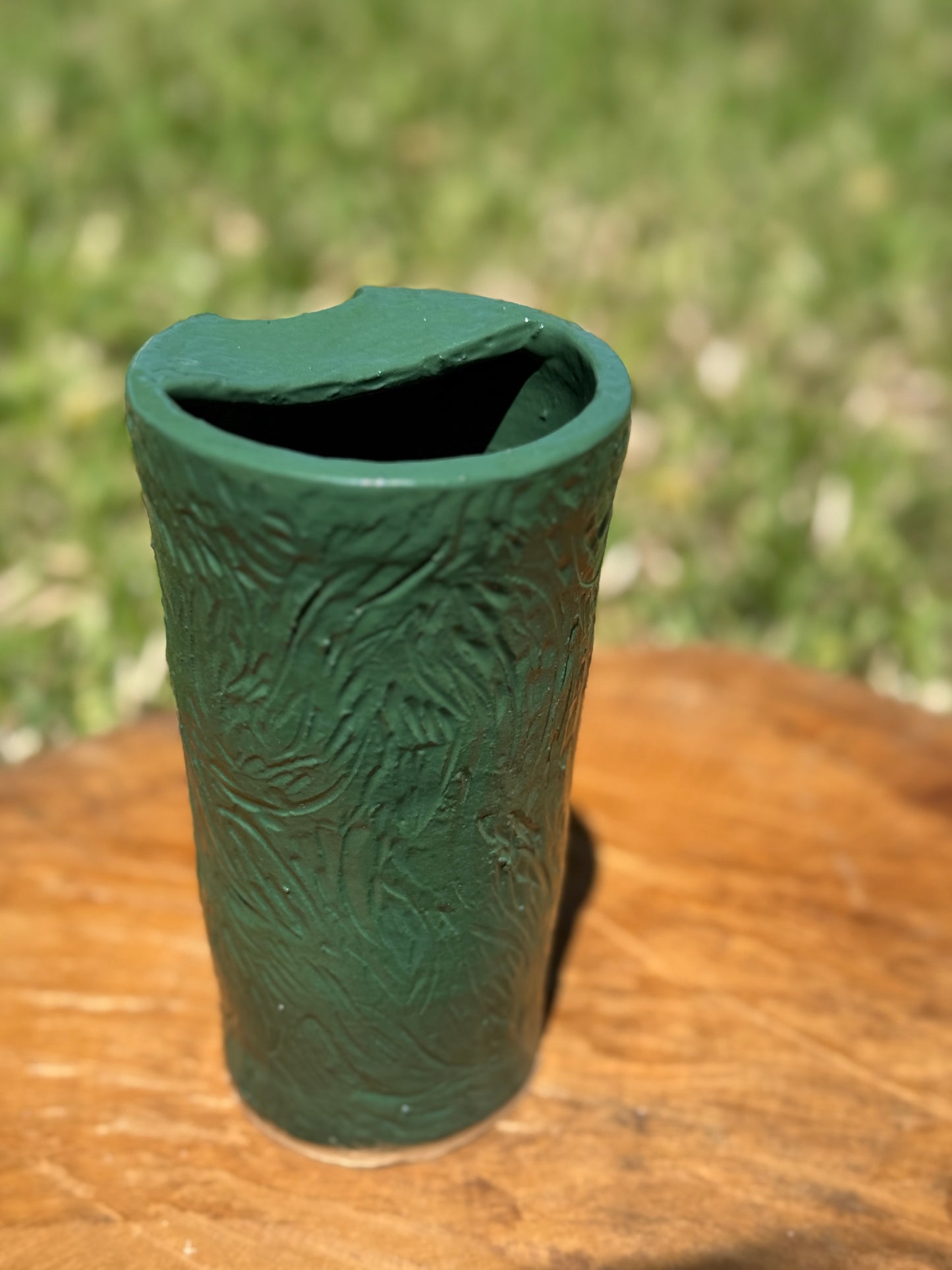 Glossy Green Travel Mug