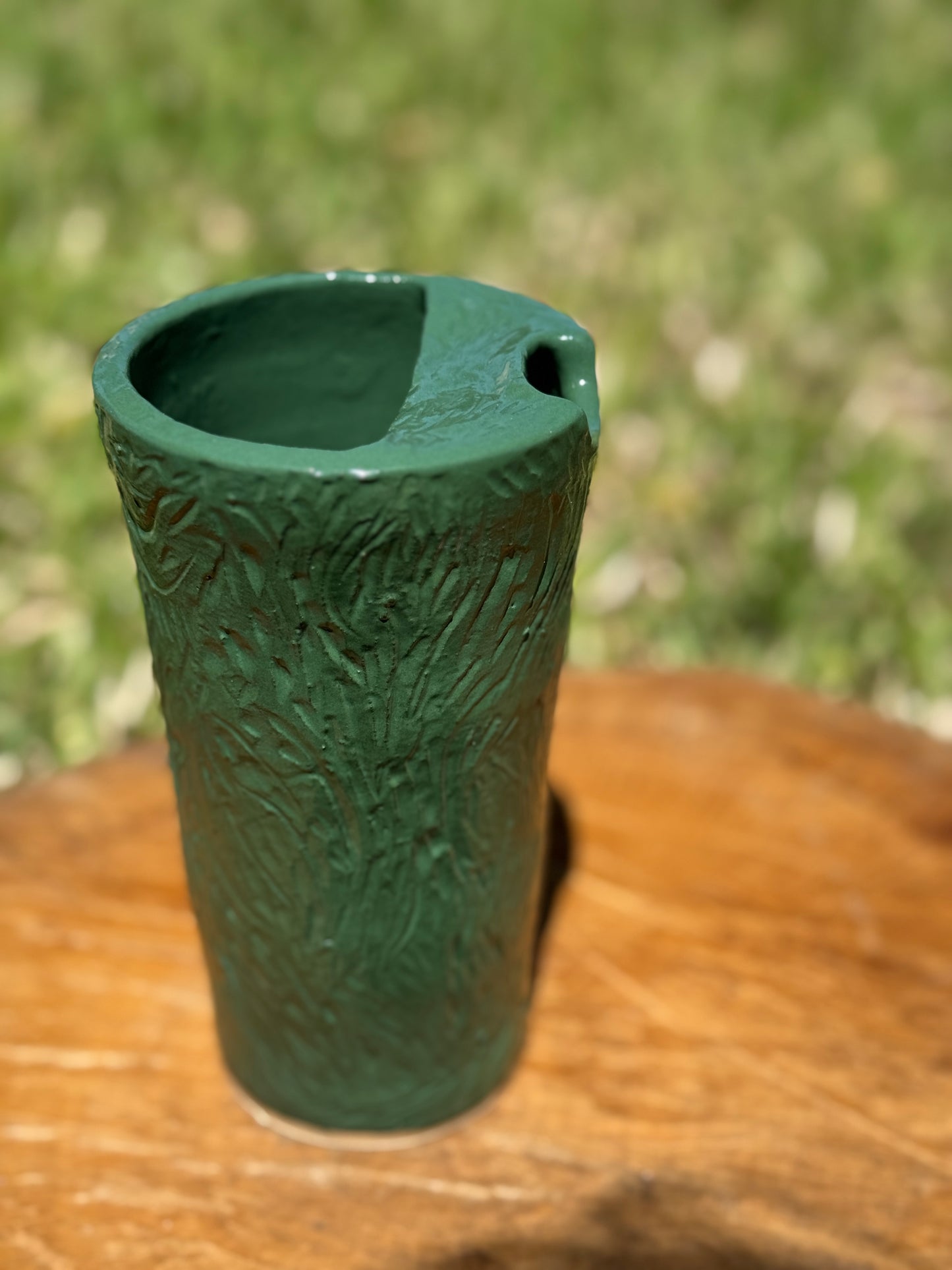 Glossy Green Travel Mug