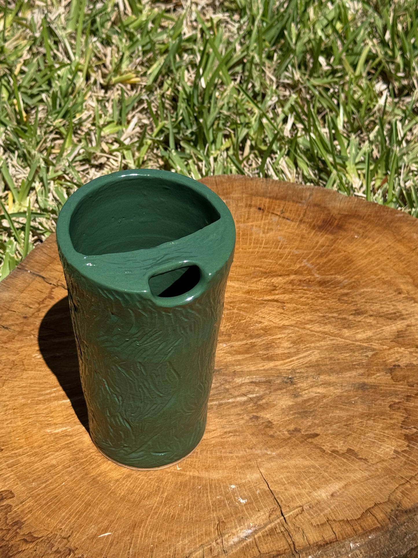 Glossy Green Travel Mug