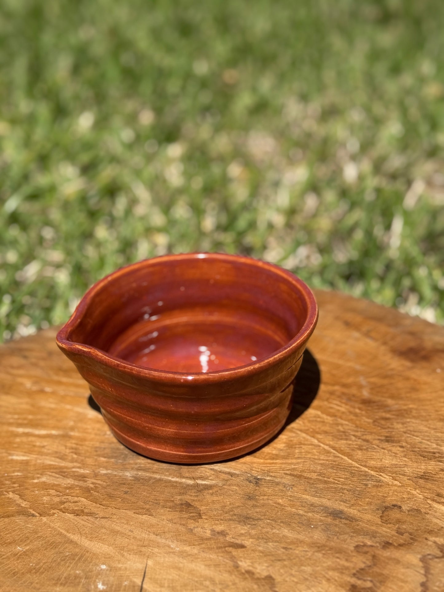 Orange/Pink Matcha Bowl